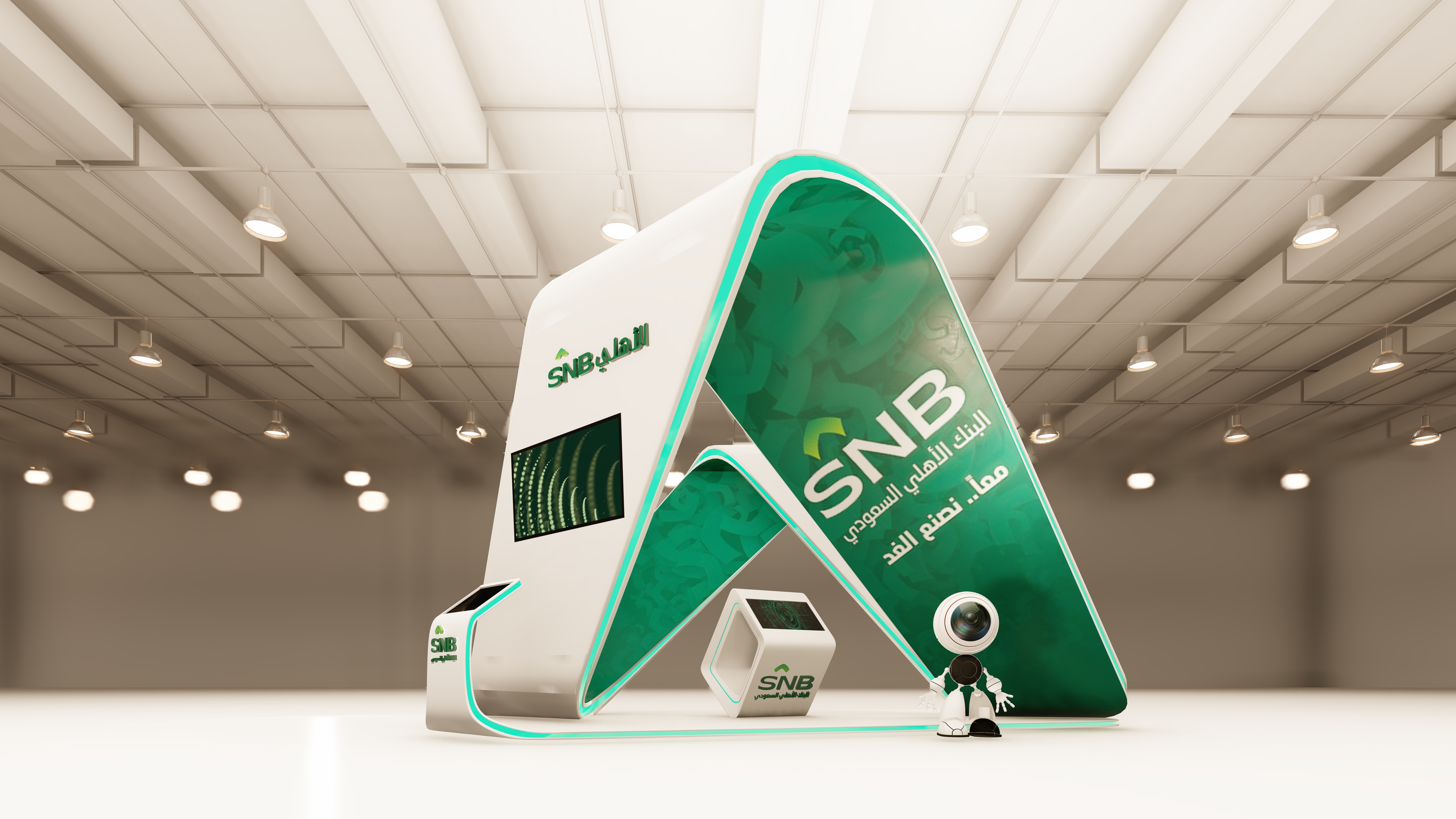 SNB - Saudi National Bank | Creative Booth Design-0