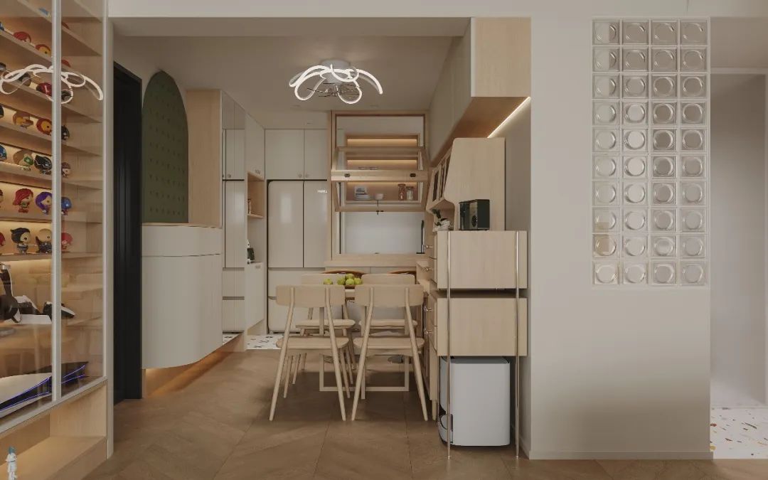 深圳如愿空间设计丨福田 · 益田村74㎡，每一寸空间都讲述着生活的故事-7