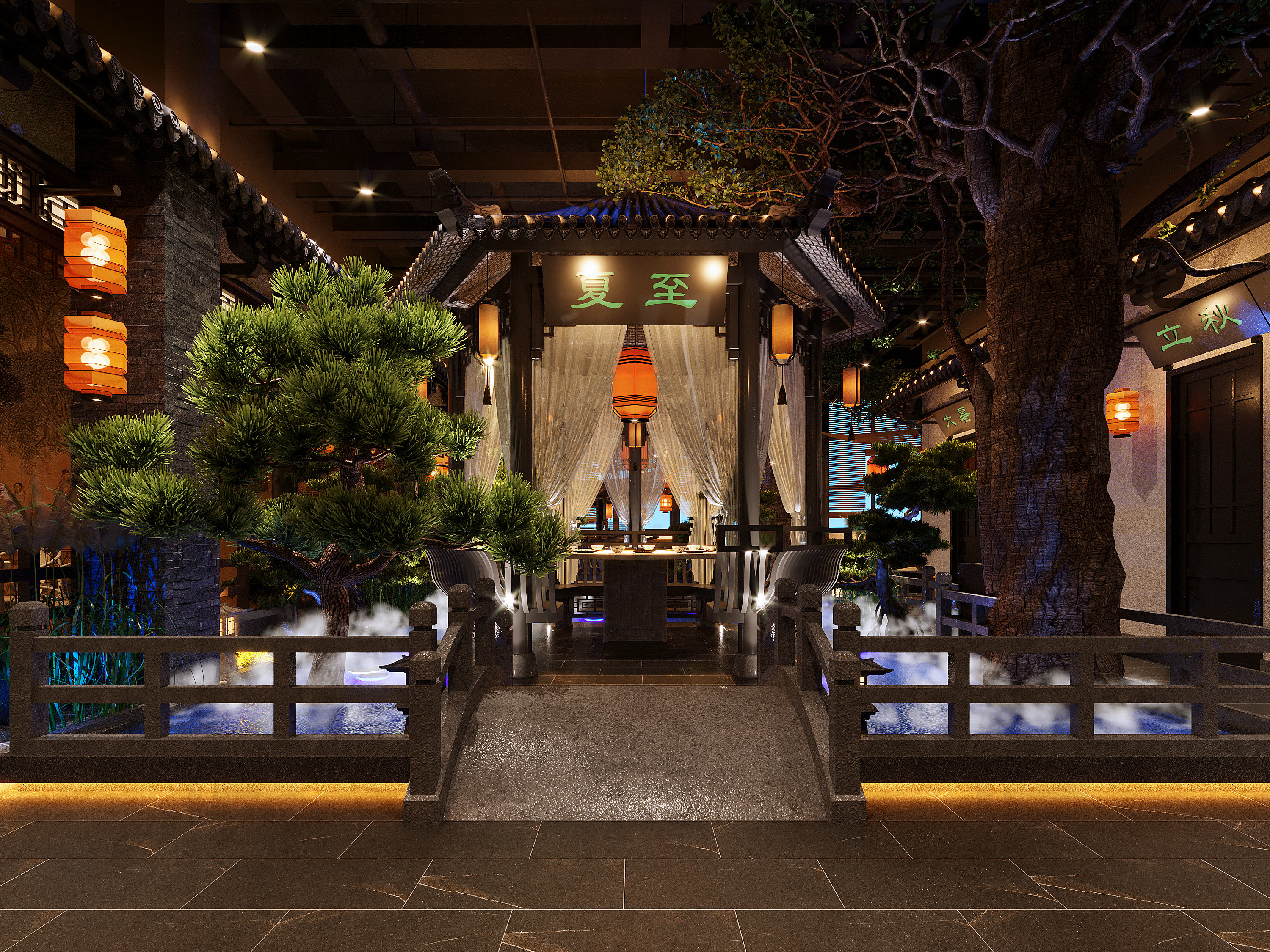 古风式的中餐厅设计成这样，先来一碗米饭再说！-4