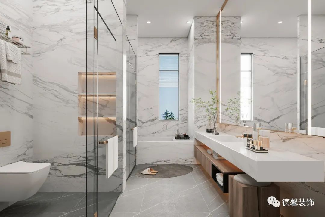 玖珑湖美式浪漫别墅丨德馨装饰-24