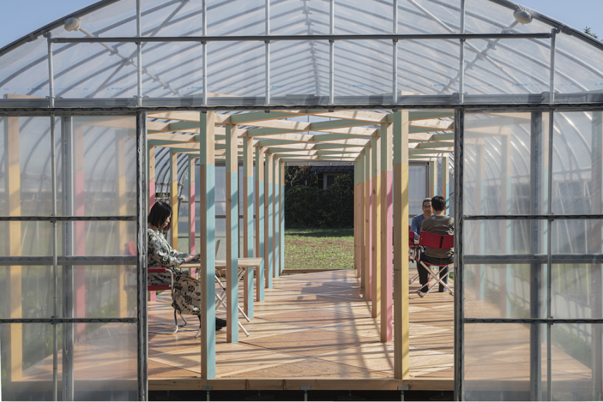 “绿色基地”装置丨日本千叶丨UENOA architects-57