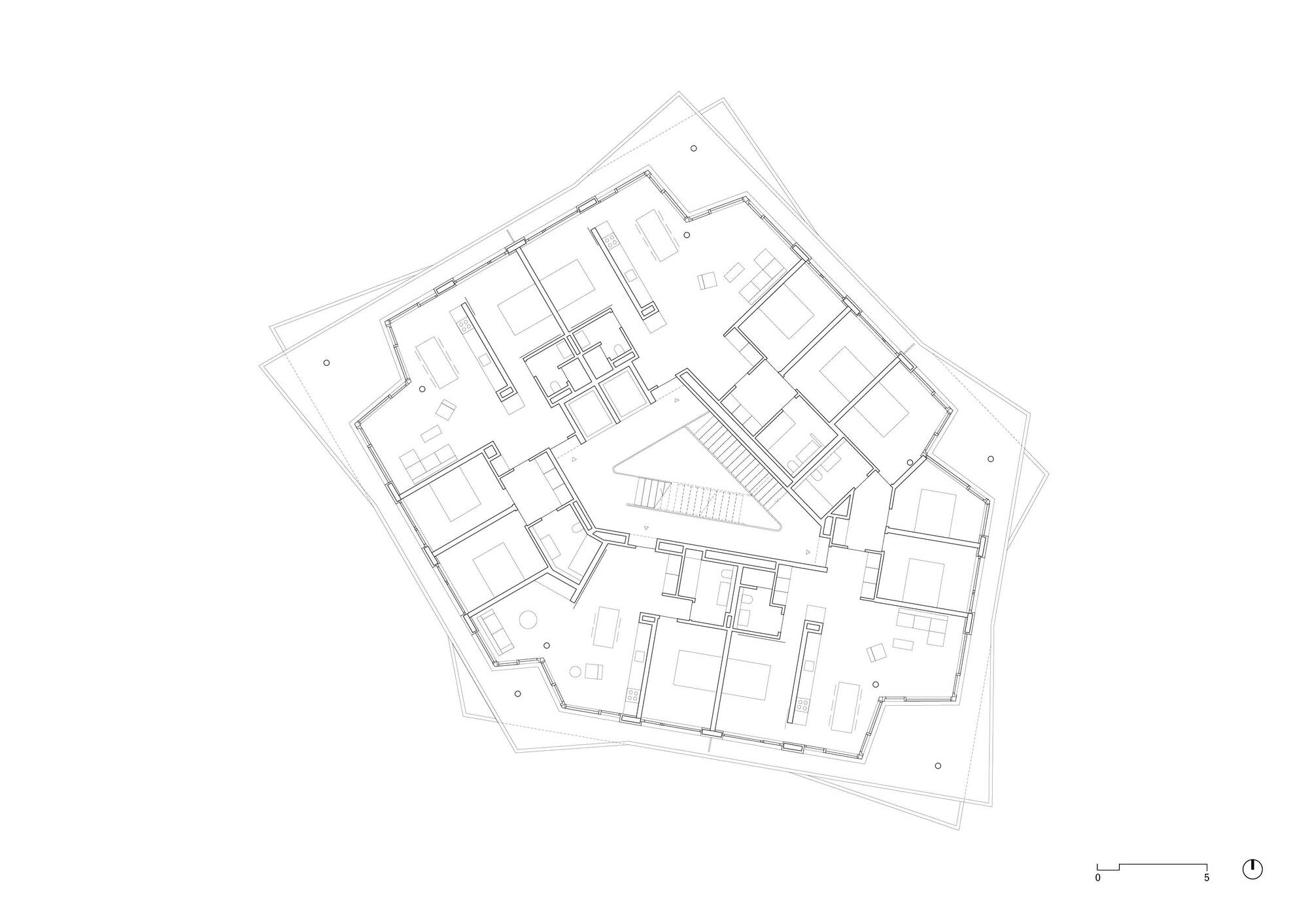 格拉德尔花园公寓丨瑞士丨LRS Architectes-17