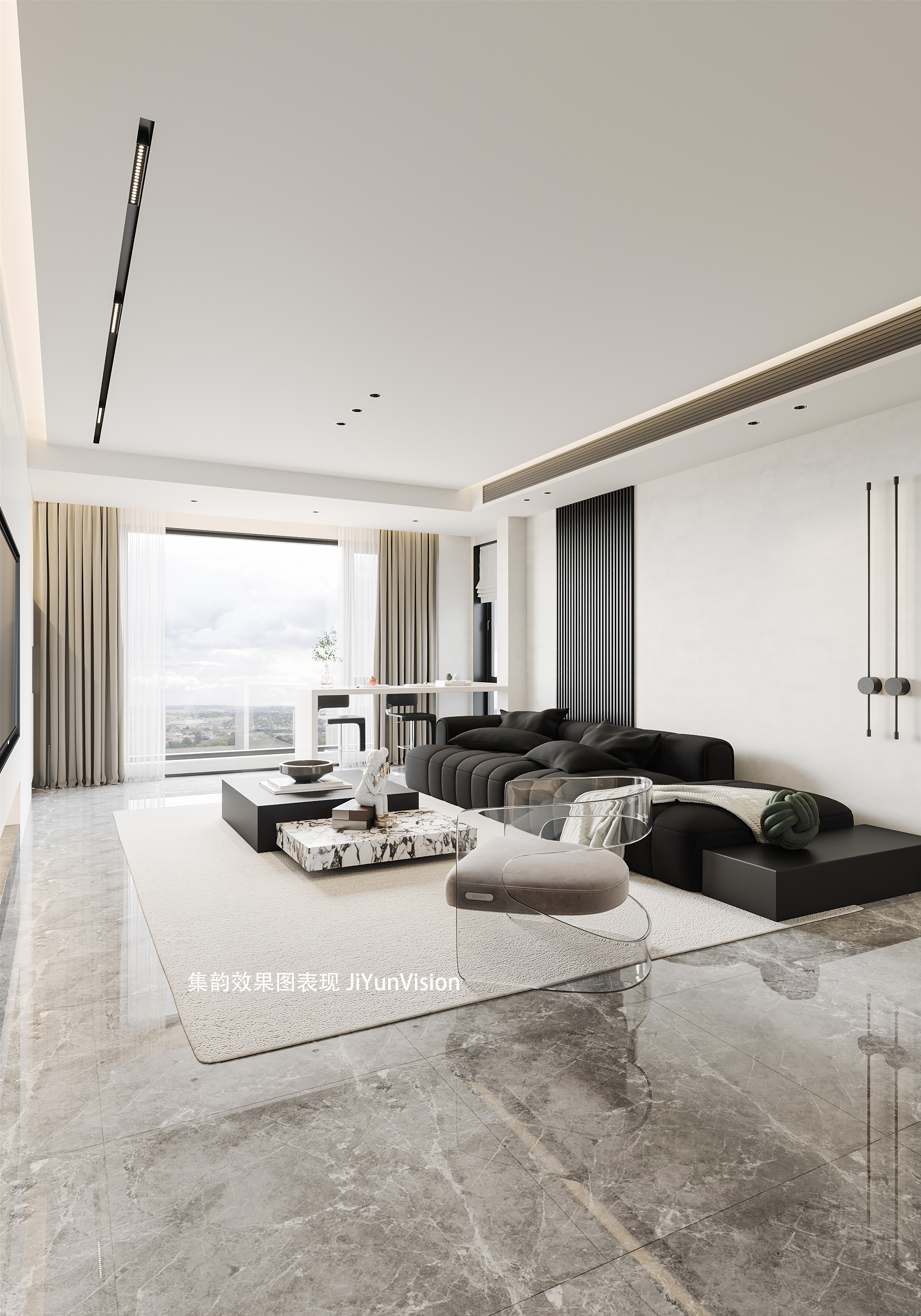 两套家装效果图表现-4