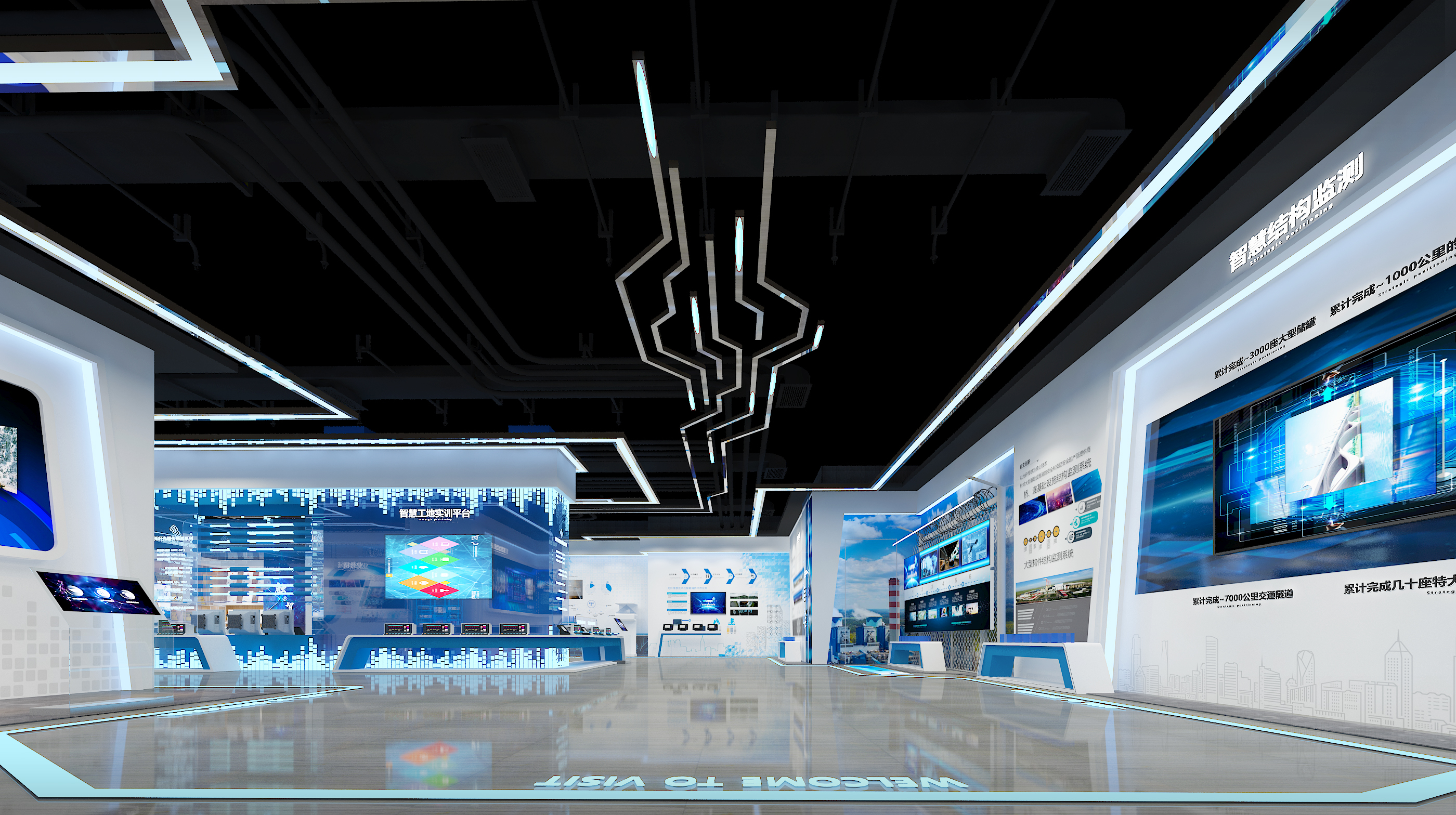 武汉某光电企业展厅-18