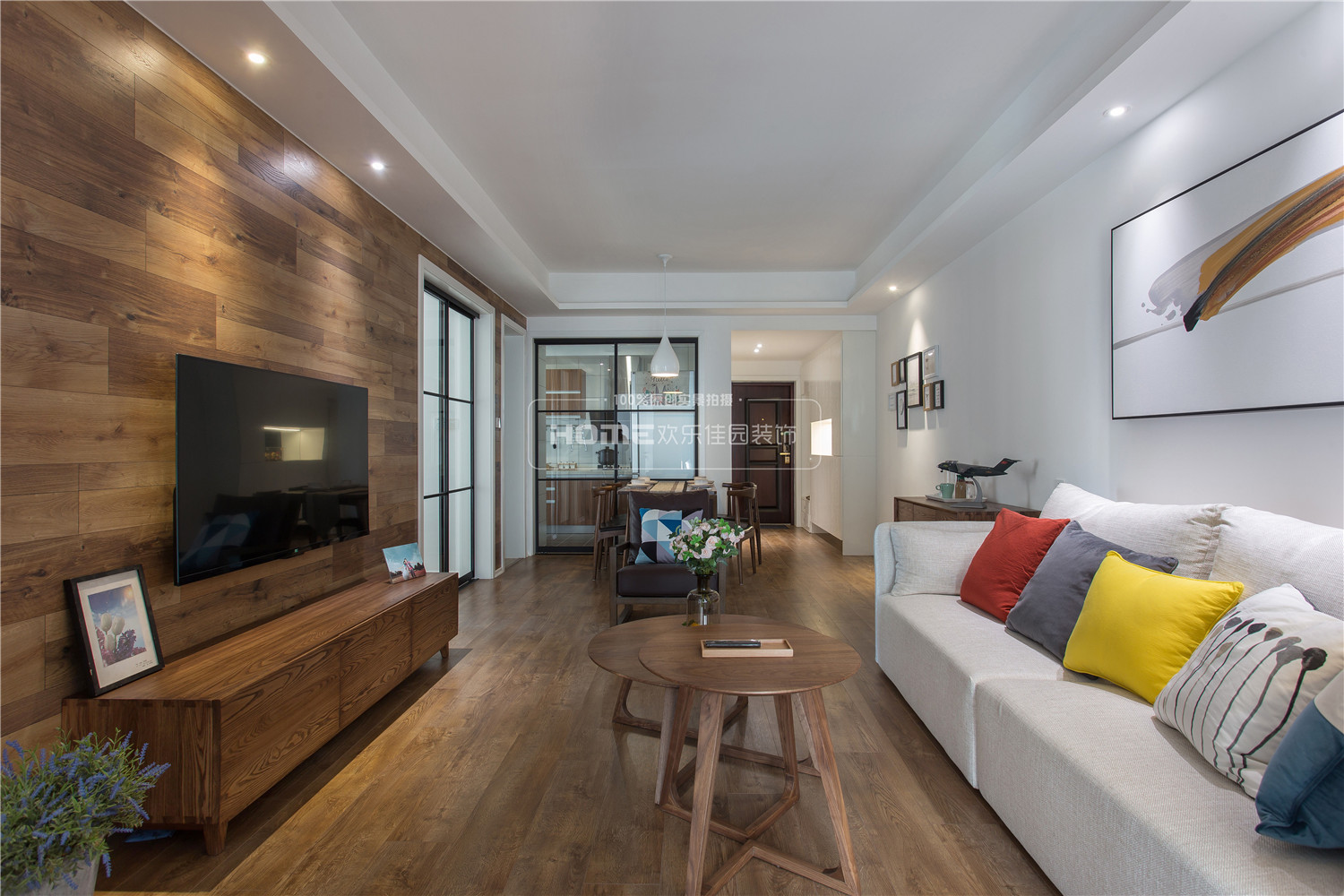 幸福里之家 | 85㎡北欧现代混搭小三居-23