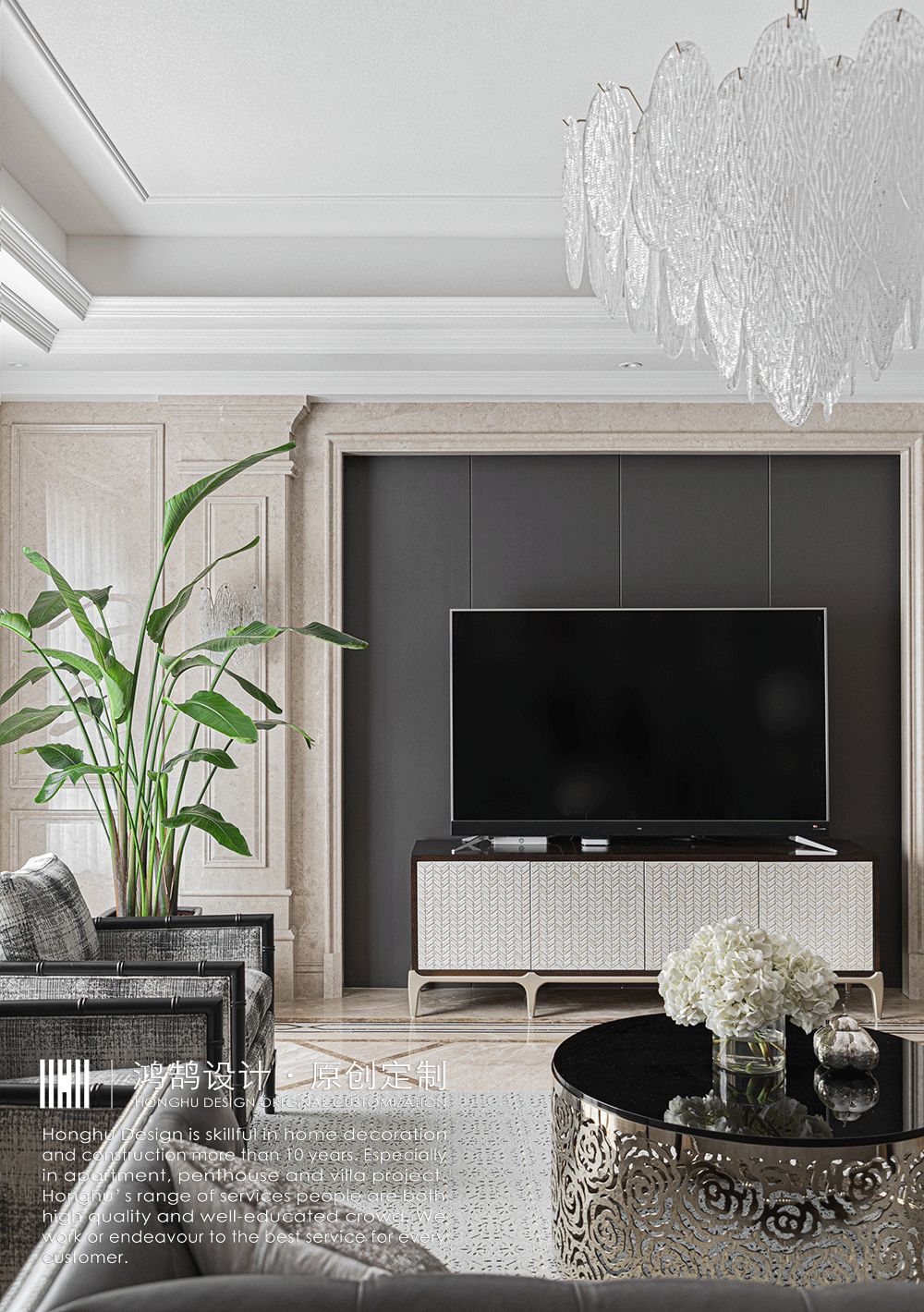 468㎡美式轻奢别墅,生活与艺术的完美融合-25