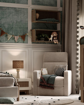 民族风儿童卧室