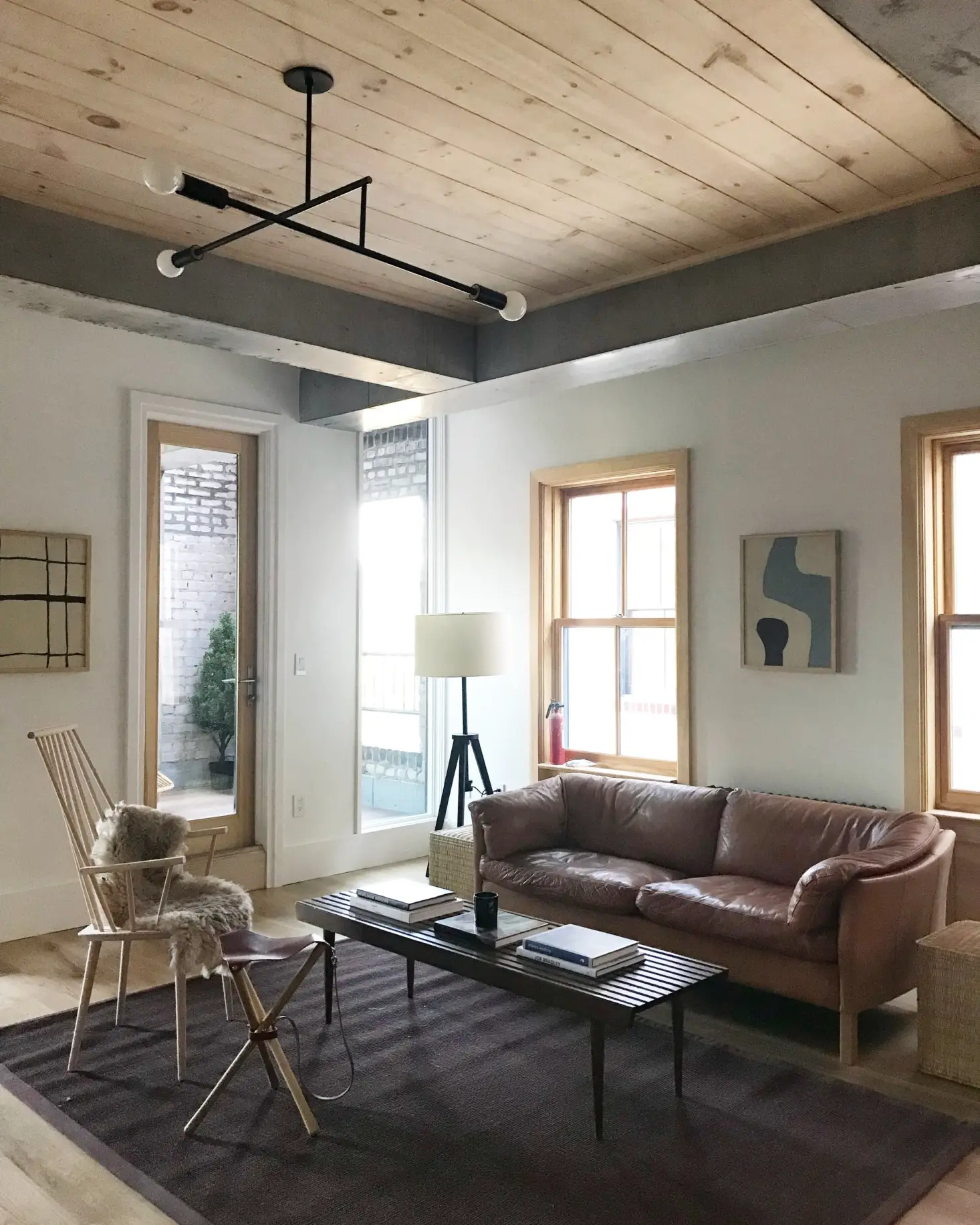 布鲁克林绿木高地时尚乡村城镇房屋扩建设计-9