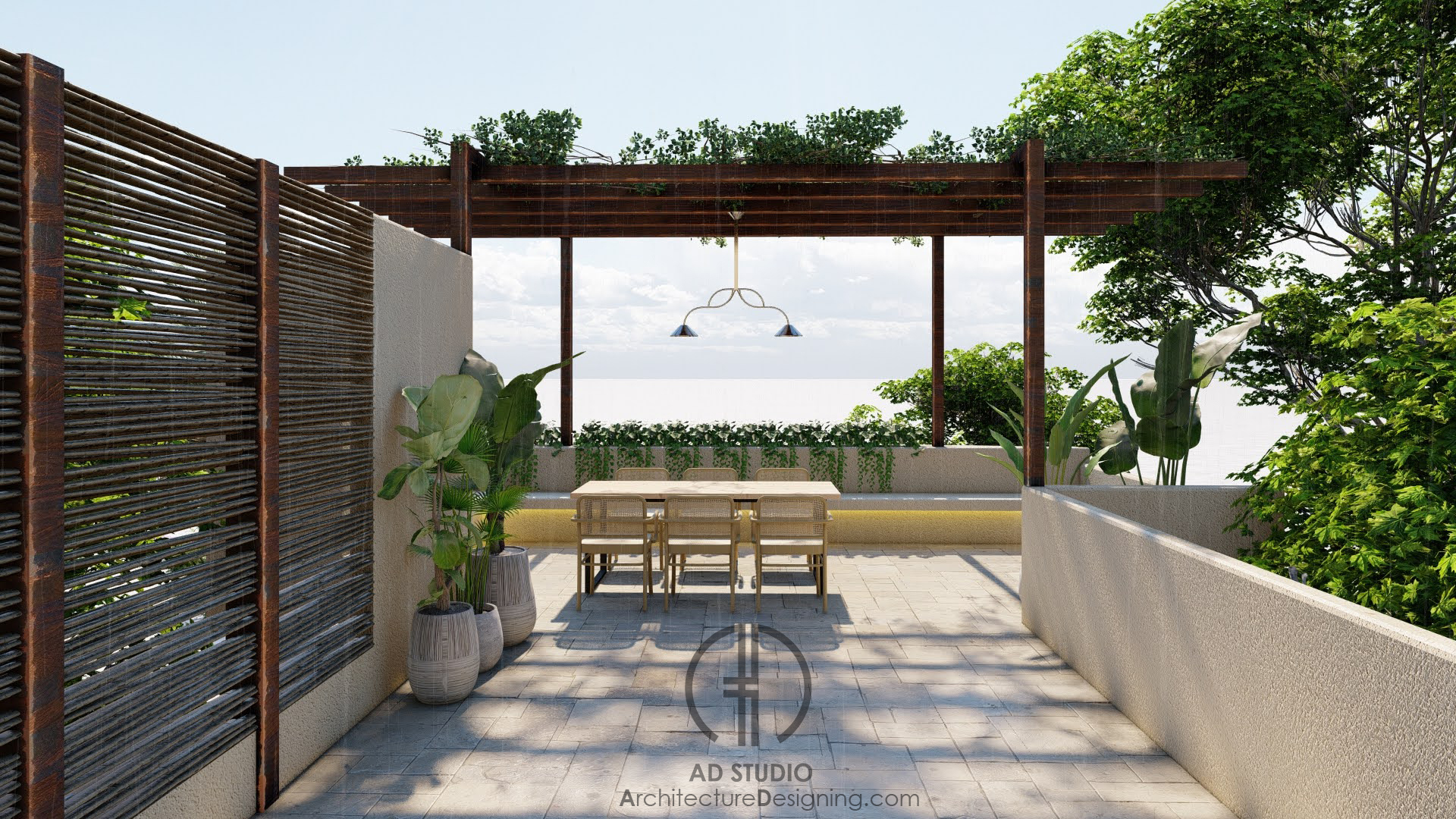 极简主义屋顶露台设计丨AD Studio-5