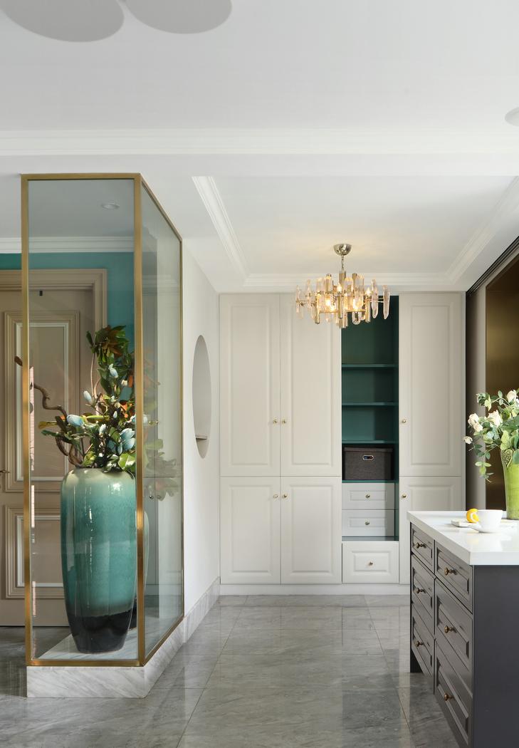 《至臻》别墅 | 新中式蓝绿调的优雅与梦幻-2