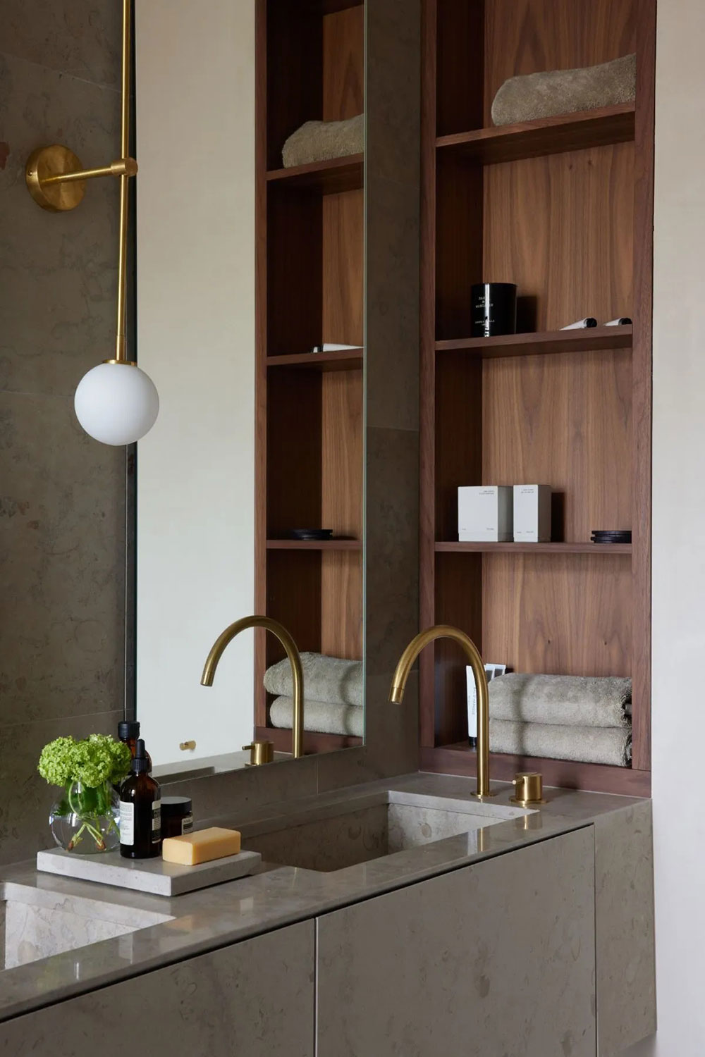 斯德哥尔摩 19 世纪房屋内精致的现代公寓-12