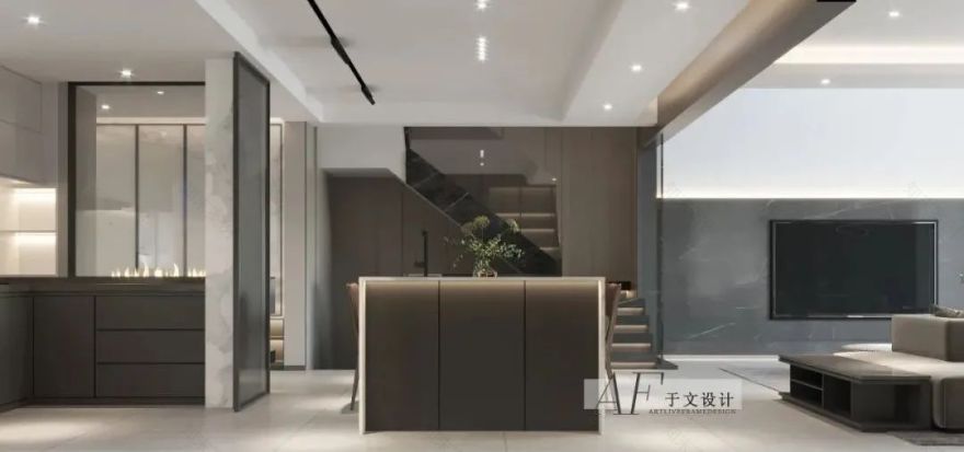 龙湖·天璞 300㎡轻奢叠墅,极简空间秩序诠释生活美学-39