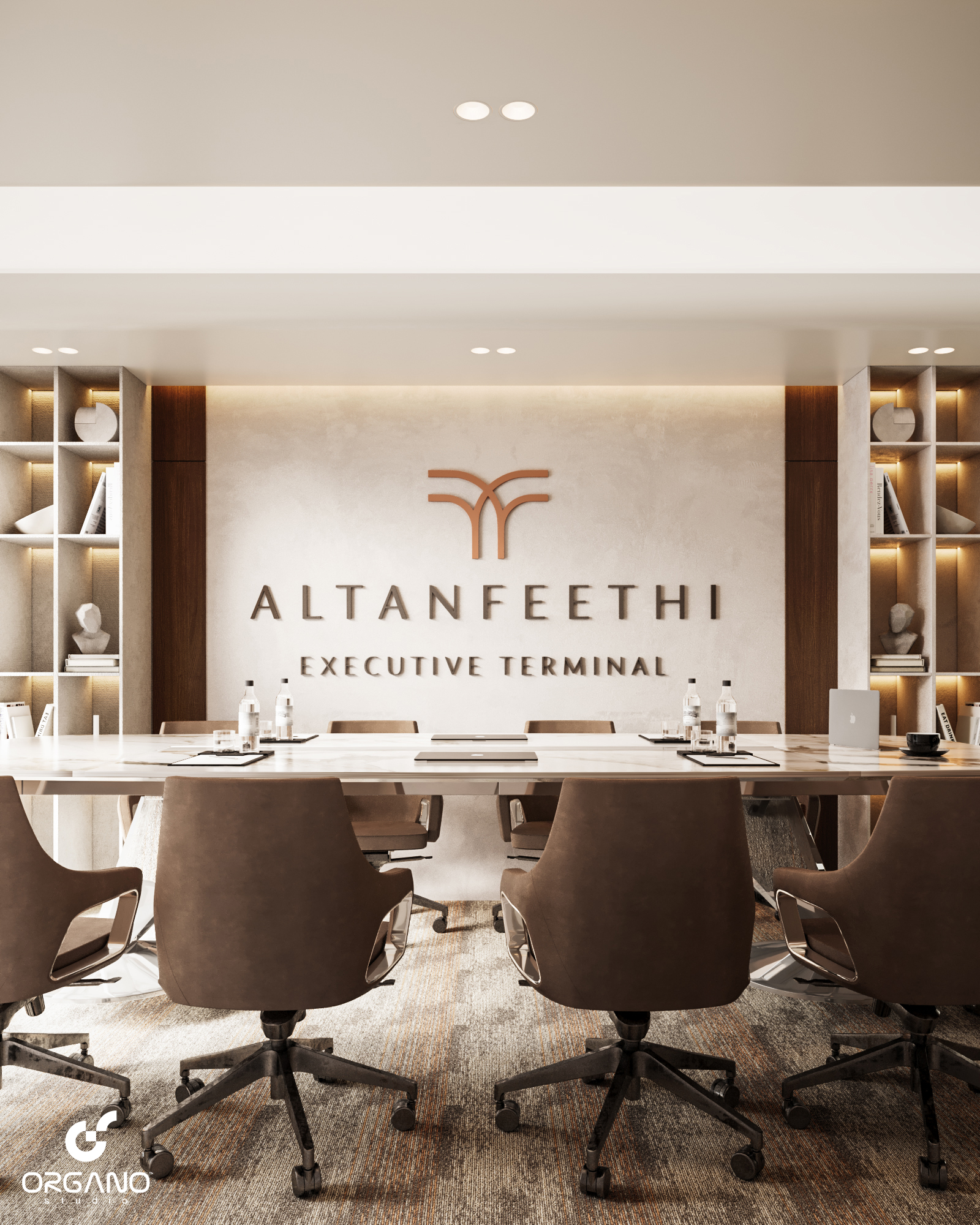 机场会议及吸烟室,女孩房设计丨沙特阿拉伯利雅得-10