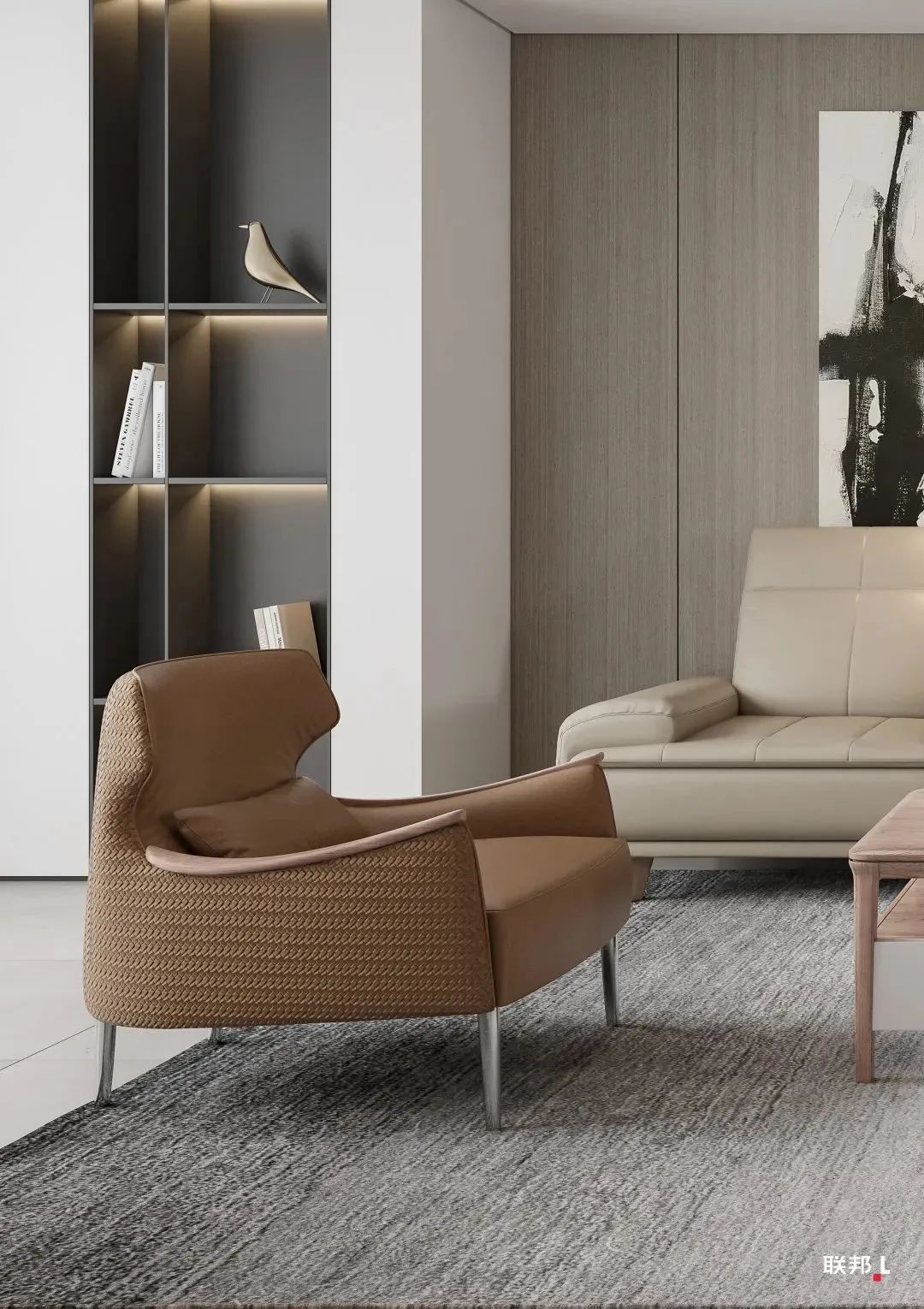 温柔奶油风家居设计-0