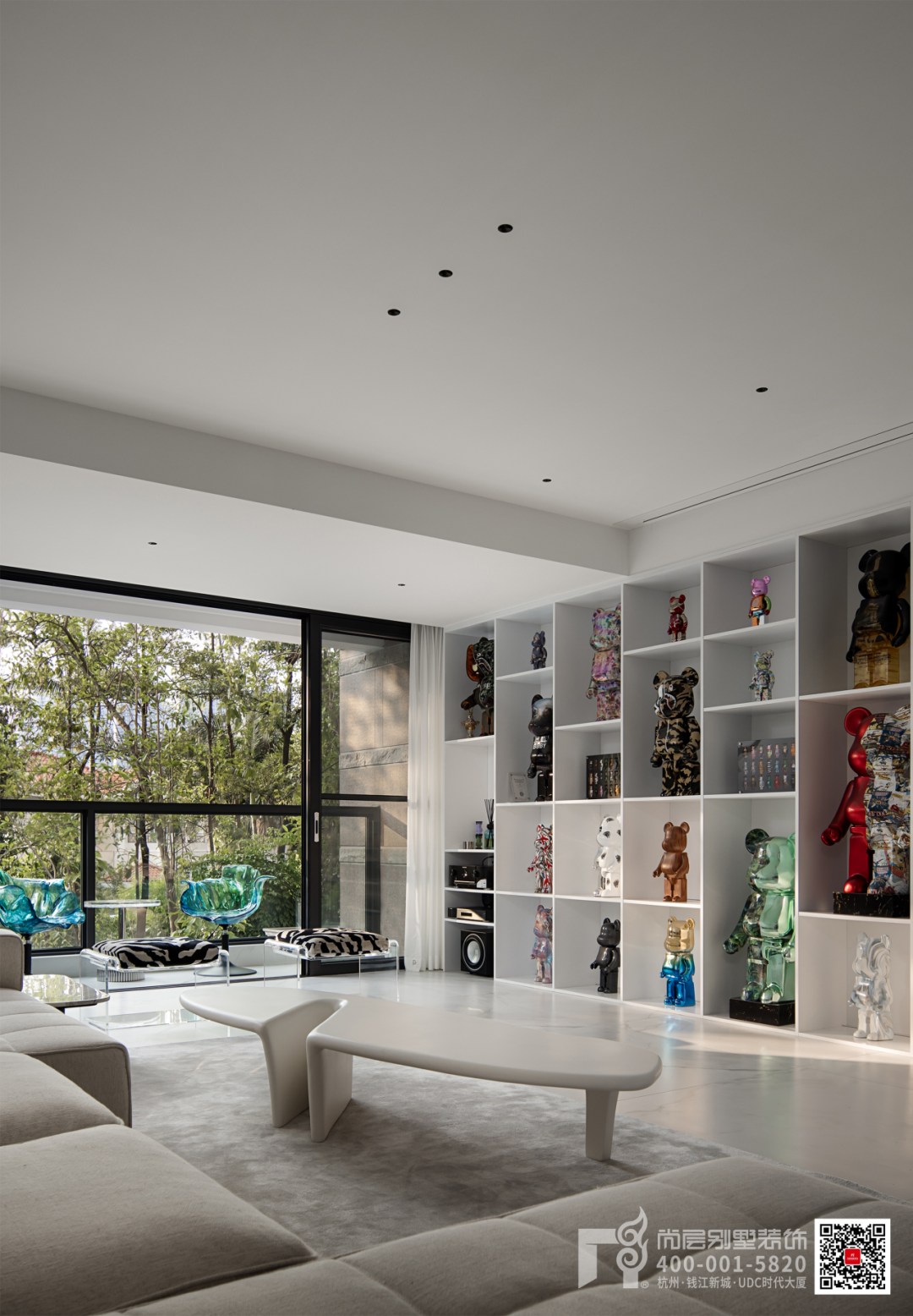 1030㎡现代简约·解构主义与留白美学的空间叙事-23