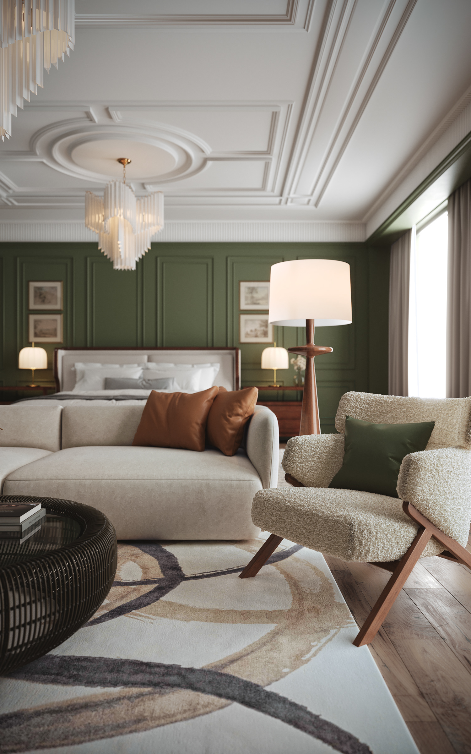 法式高级套房丨中国合肥丨鹏大空间设计表现-7