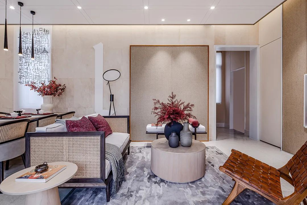 新中式美学，鸥鹏书院样板房-23