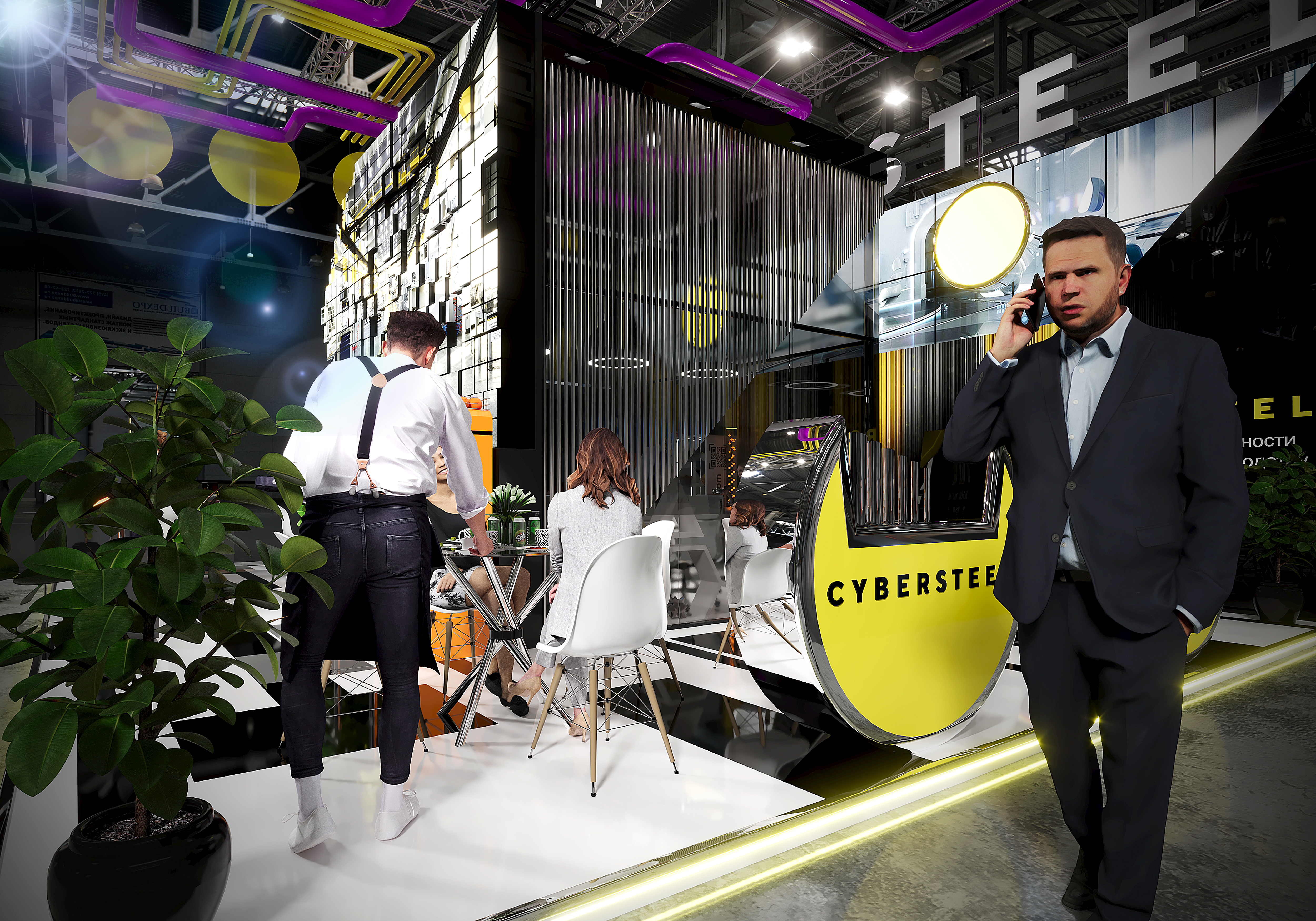 CYBERSTEEL展览展示架设计丨俄罗斯莫斯科丨Michail Koznev-15