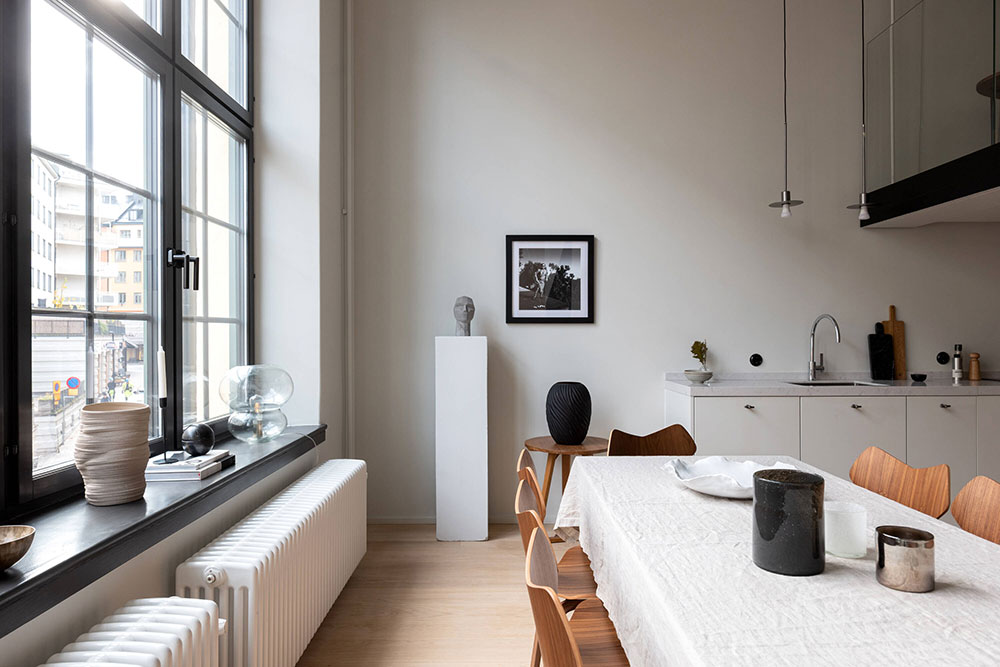 斯德哥尔摩工业风复式公寓设计-12