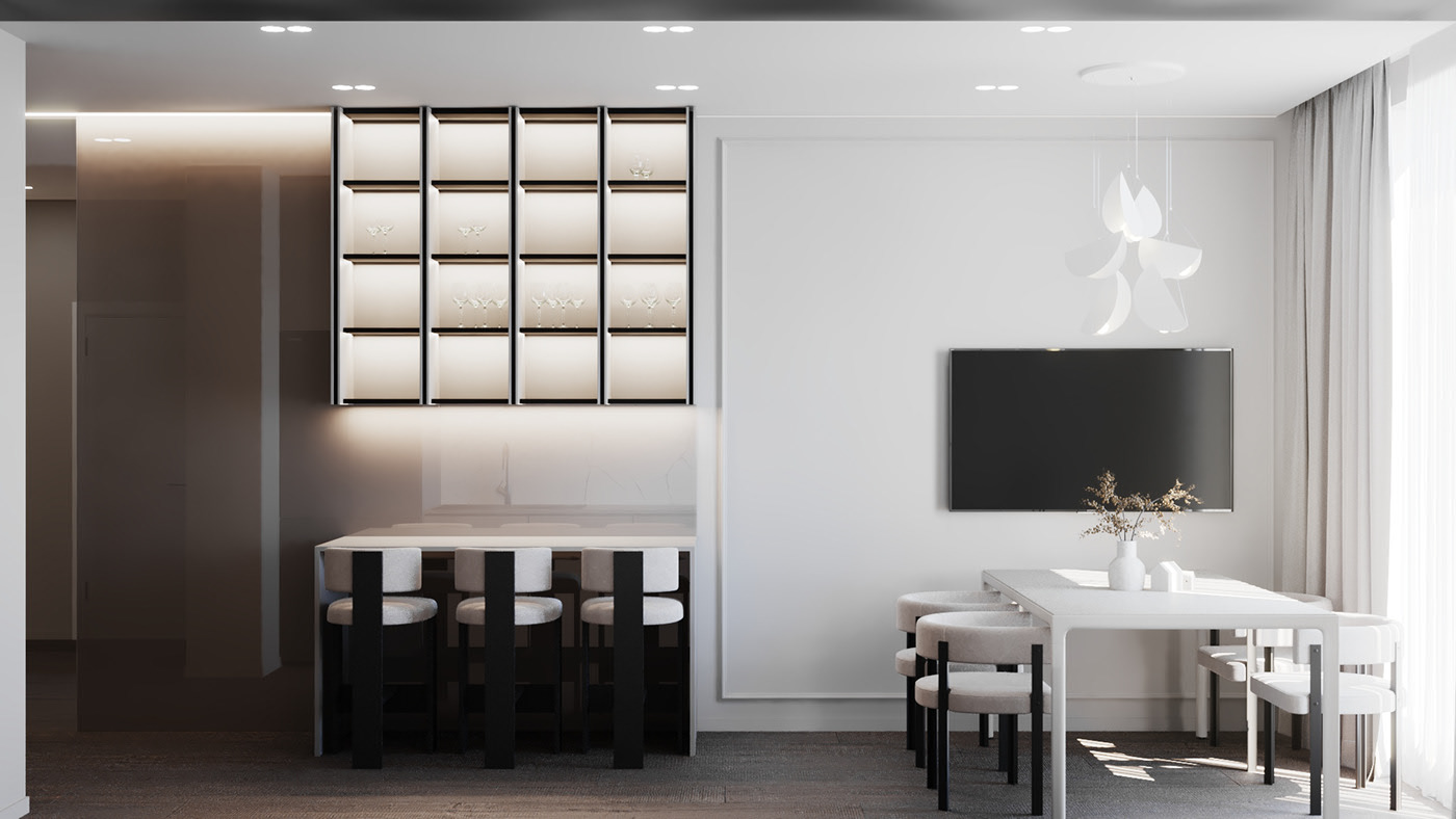 简约风公寓设计 精致时尚，舒适自然-7