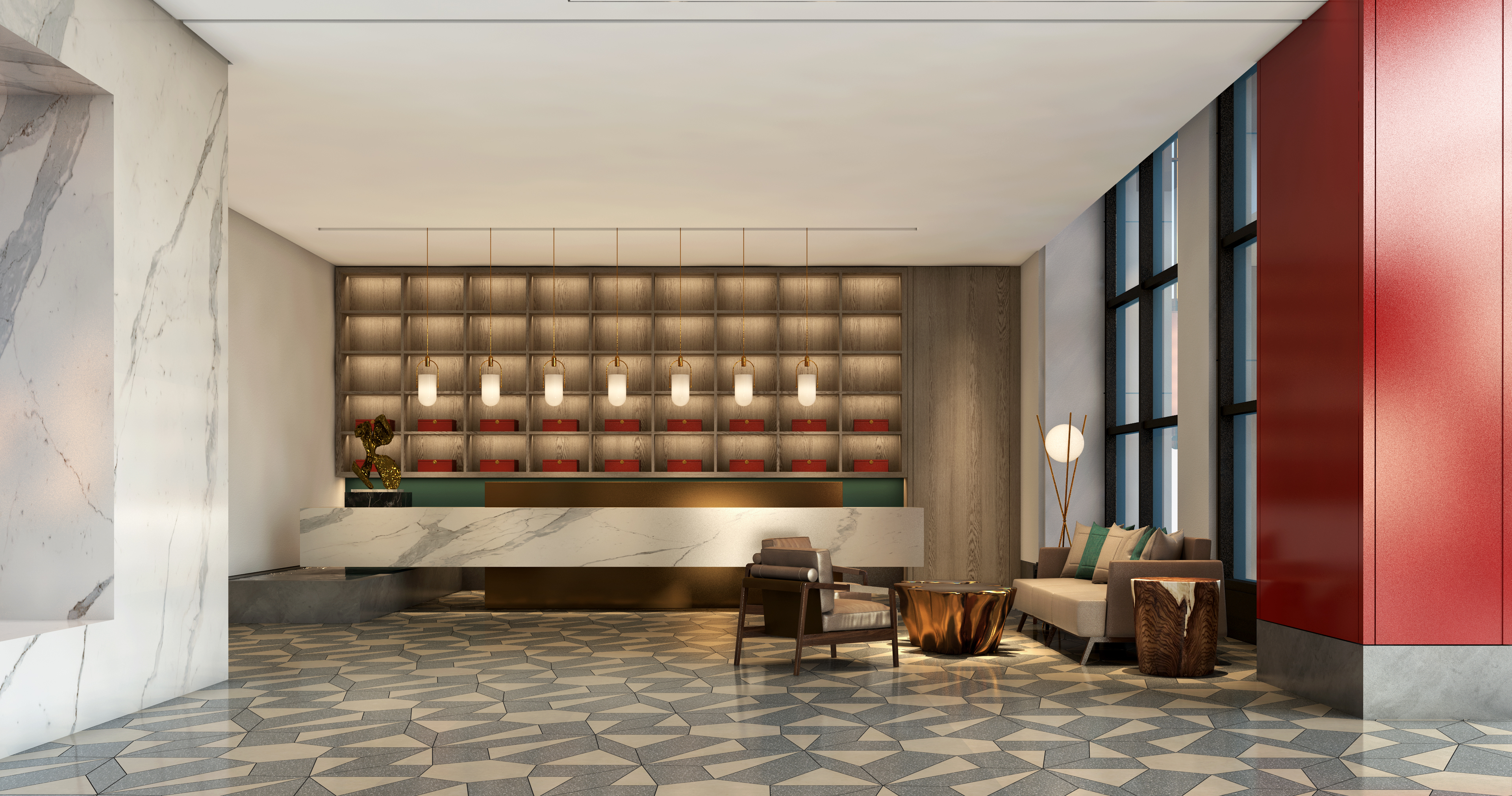 唐风晋韵 · 融合传统美学元素的餐饮空间设计-12