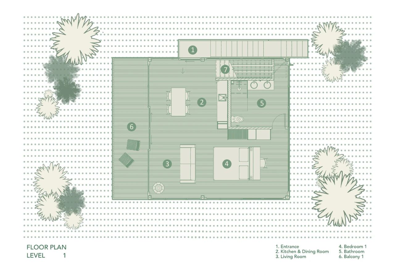 巴厘岛乌鲁瓦图树屋别墅丨印度丨Stilt Studios-27