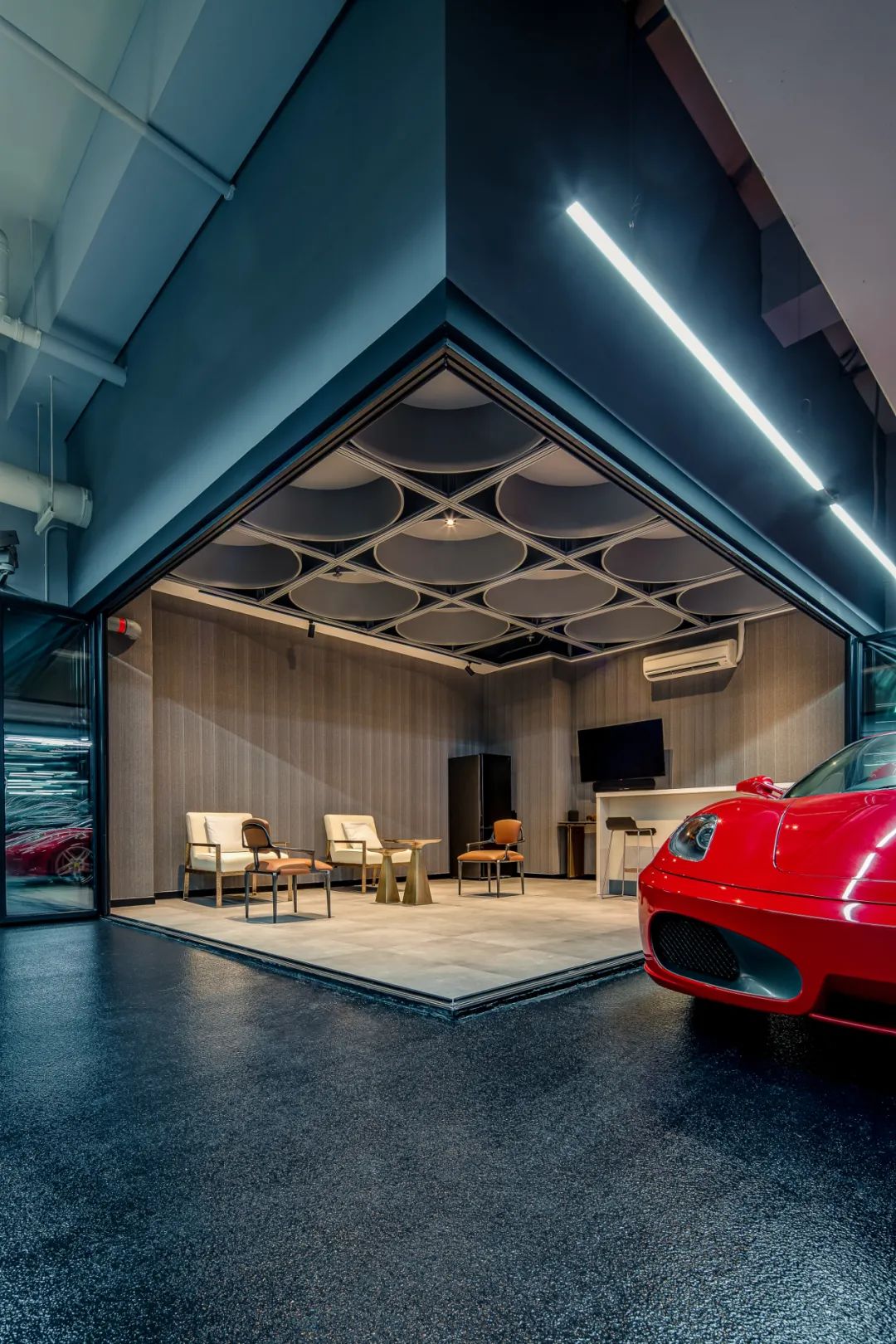 1000㎡私家车库，自由流动的“跑车博物馆”丨OFT设计-56