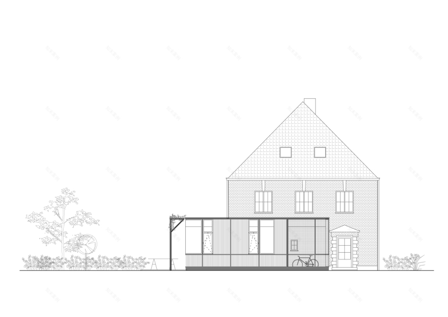 多恩宅邸丨比利时丨Luchtschip Architectuur-34