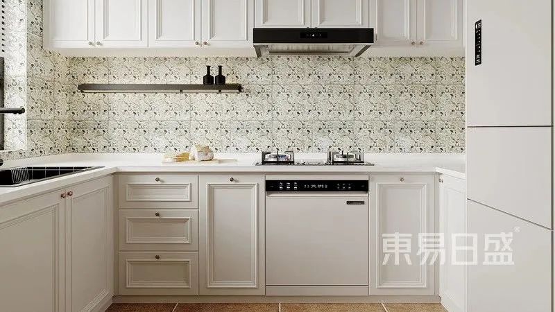 三居室简约美式风格｜复古浪漫  恬静淡雅-36