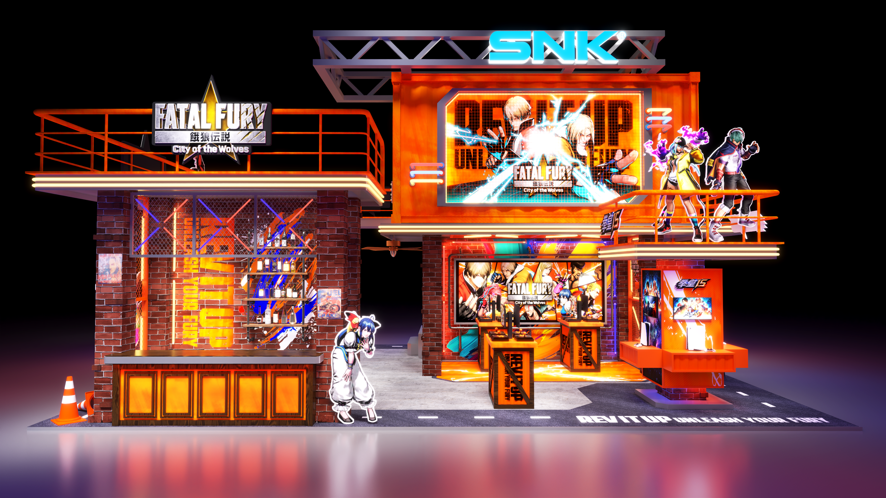 "饿狼传说”游戏展台-4