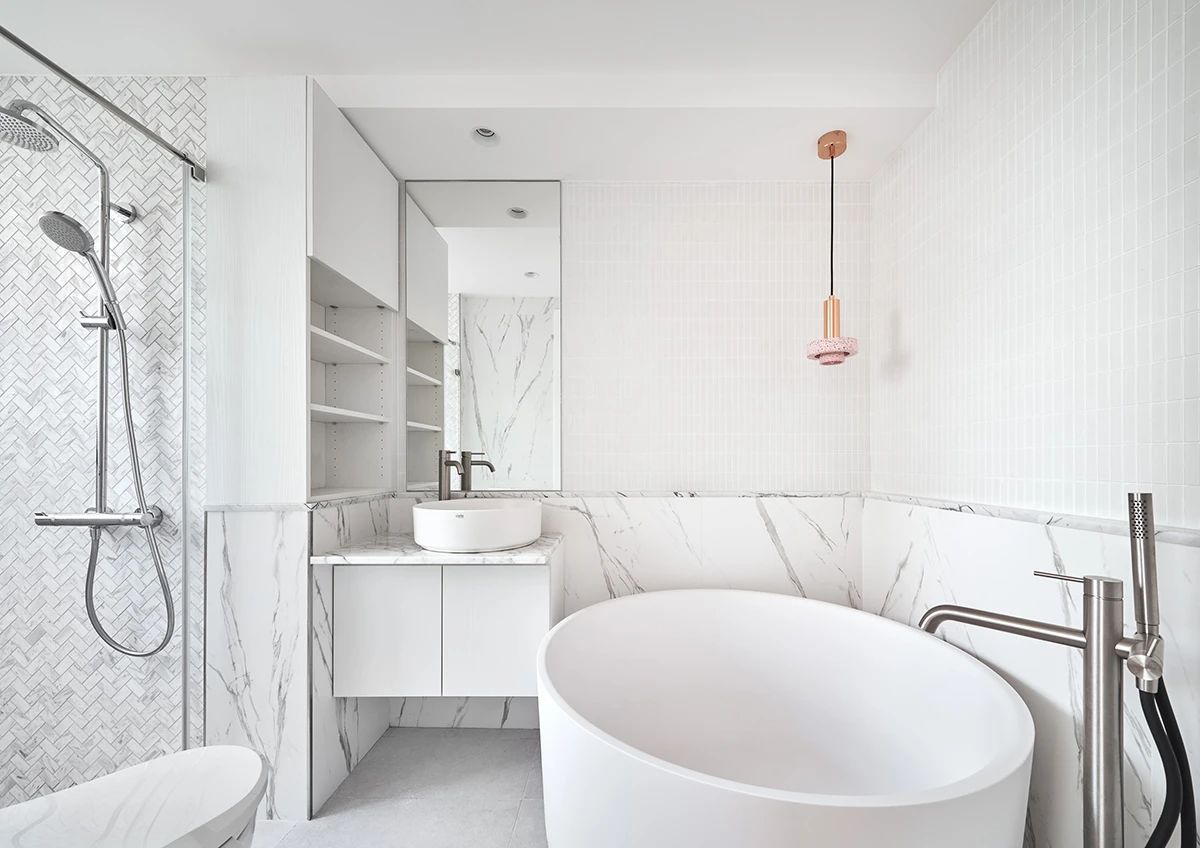 现代法式风格独居女孩的家-42