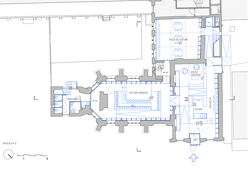 Chapelle de Rebecq改造为图书馆项目丨Binario architectes,NN Studio-25