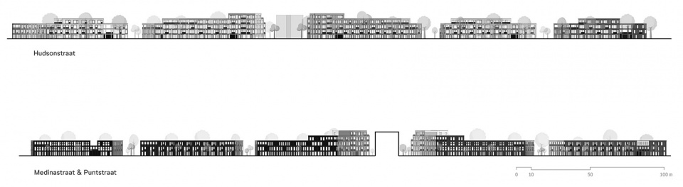 The Hudsons 住宅楼，荷兰 / Orange Architects-47
