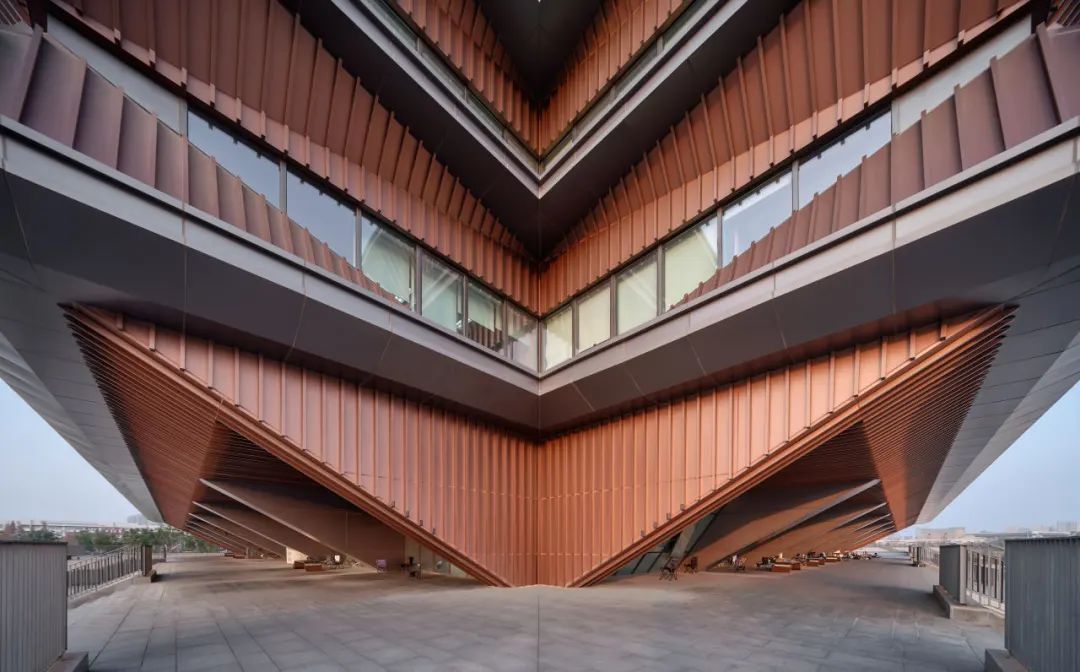 一阁挑江南,悬廊渡书舟:嘉兴大学图书信息中心-56