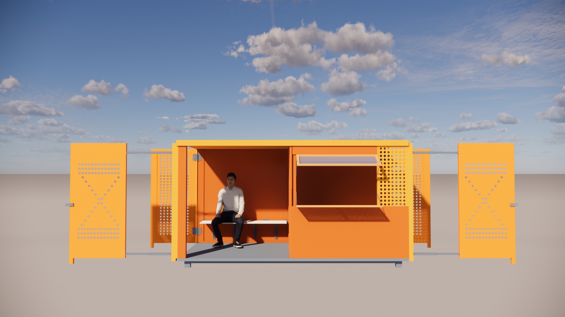 可移动展厅校园公共空间设计-7