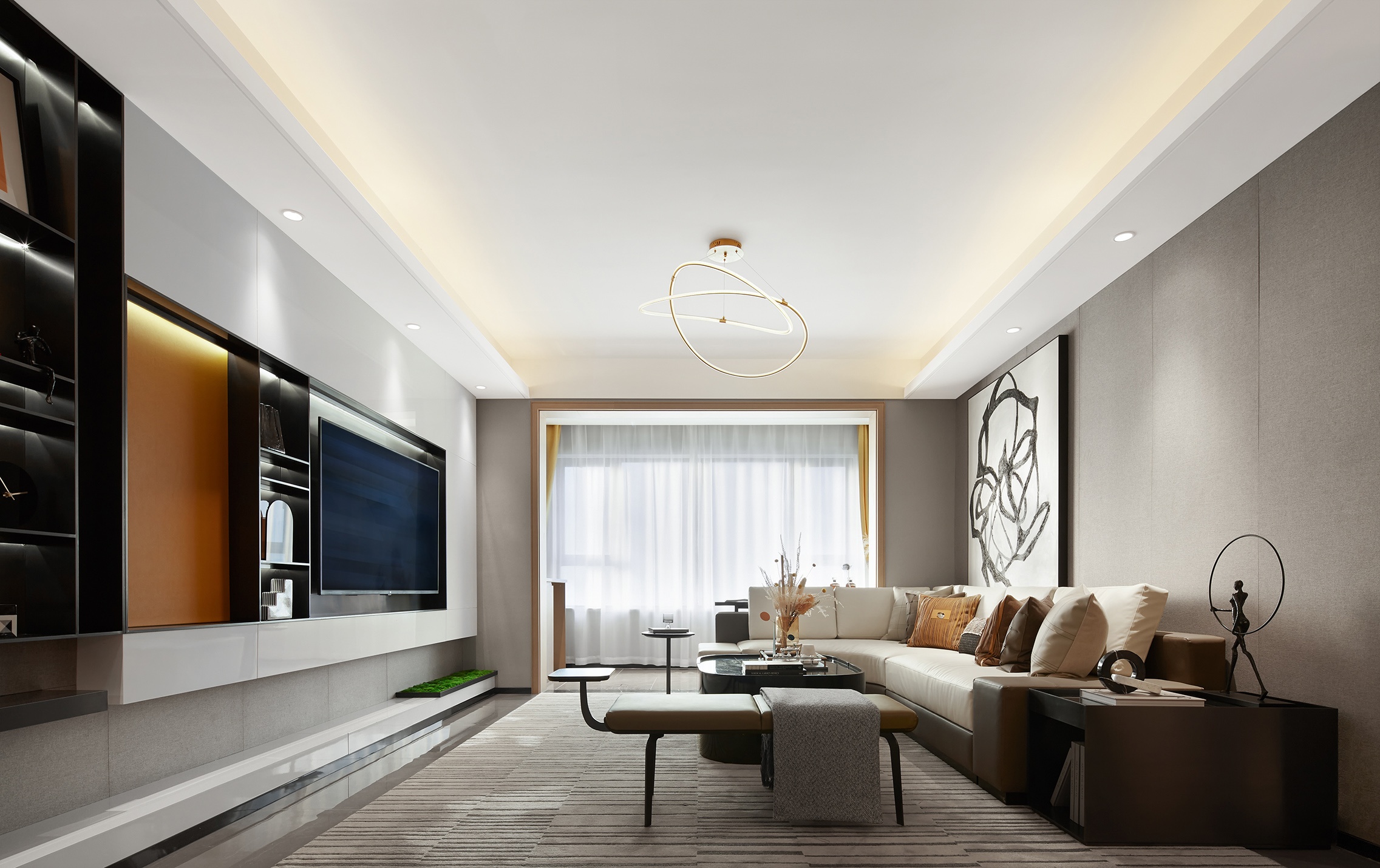 安阳云顶样板间丨中国安阳丨石间设计-7