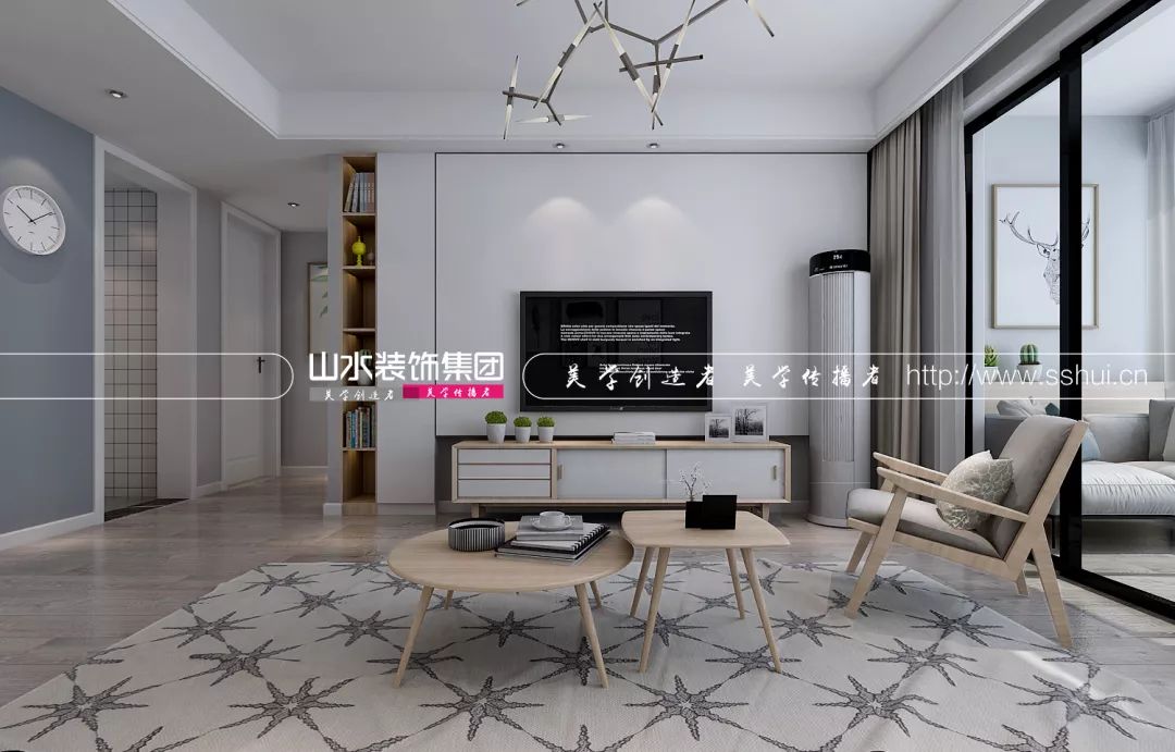 北欧风木质家居,合肥山水家居情景馆-16