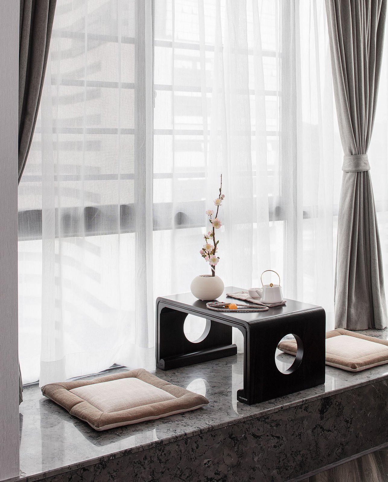 【新中式  瓯越韵】一个关于高级黑的水墨之居-118