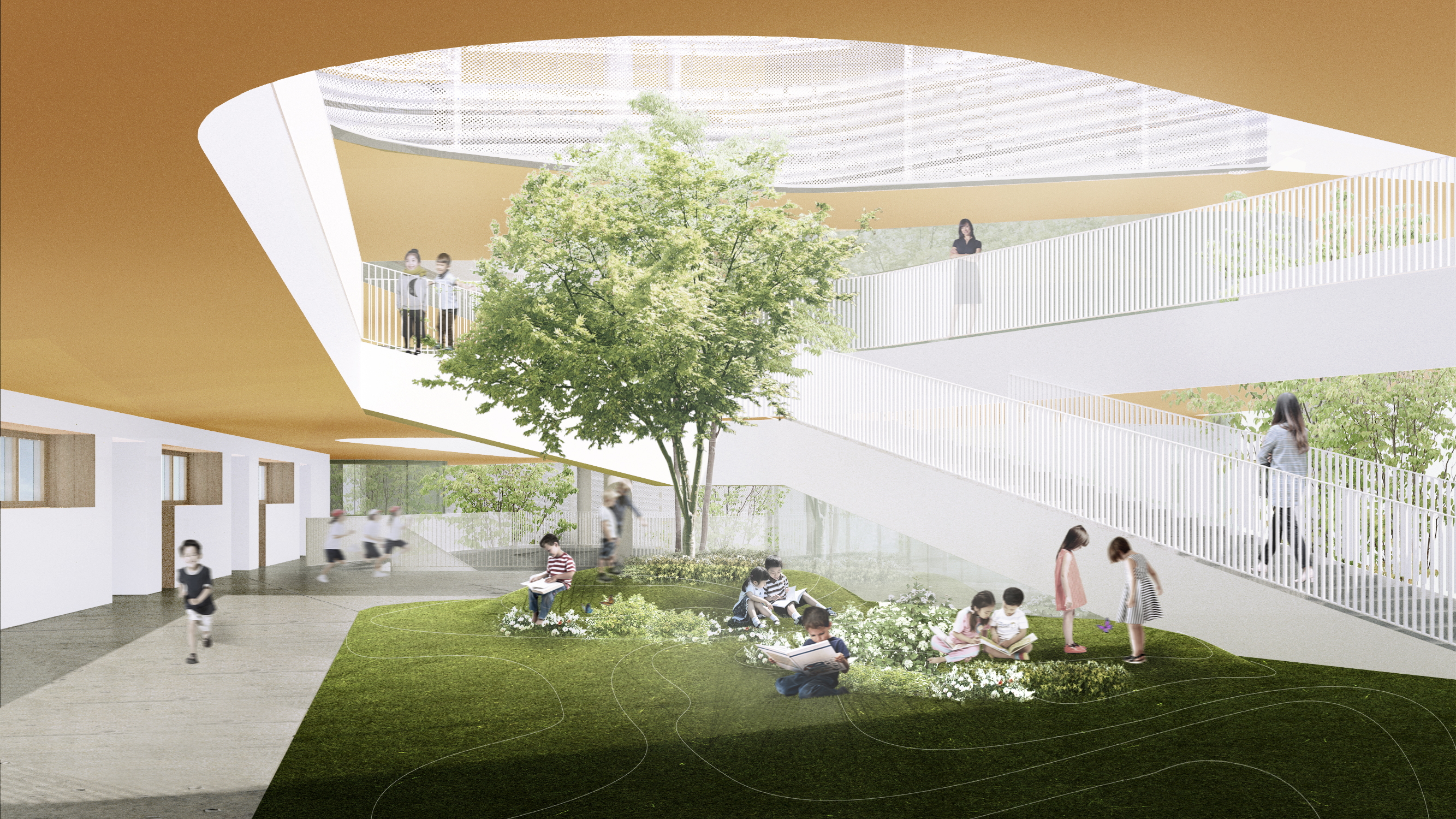 在建方案 | 城市里的梯田校园：深圳翠竹外国语学校 / Link-Arc建筑事务所-17