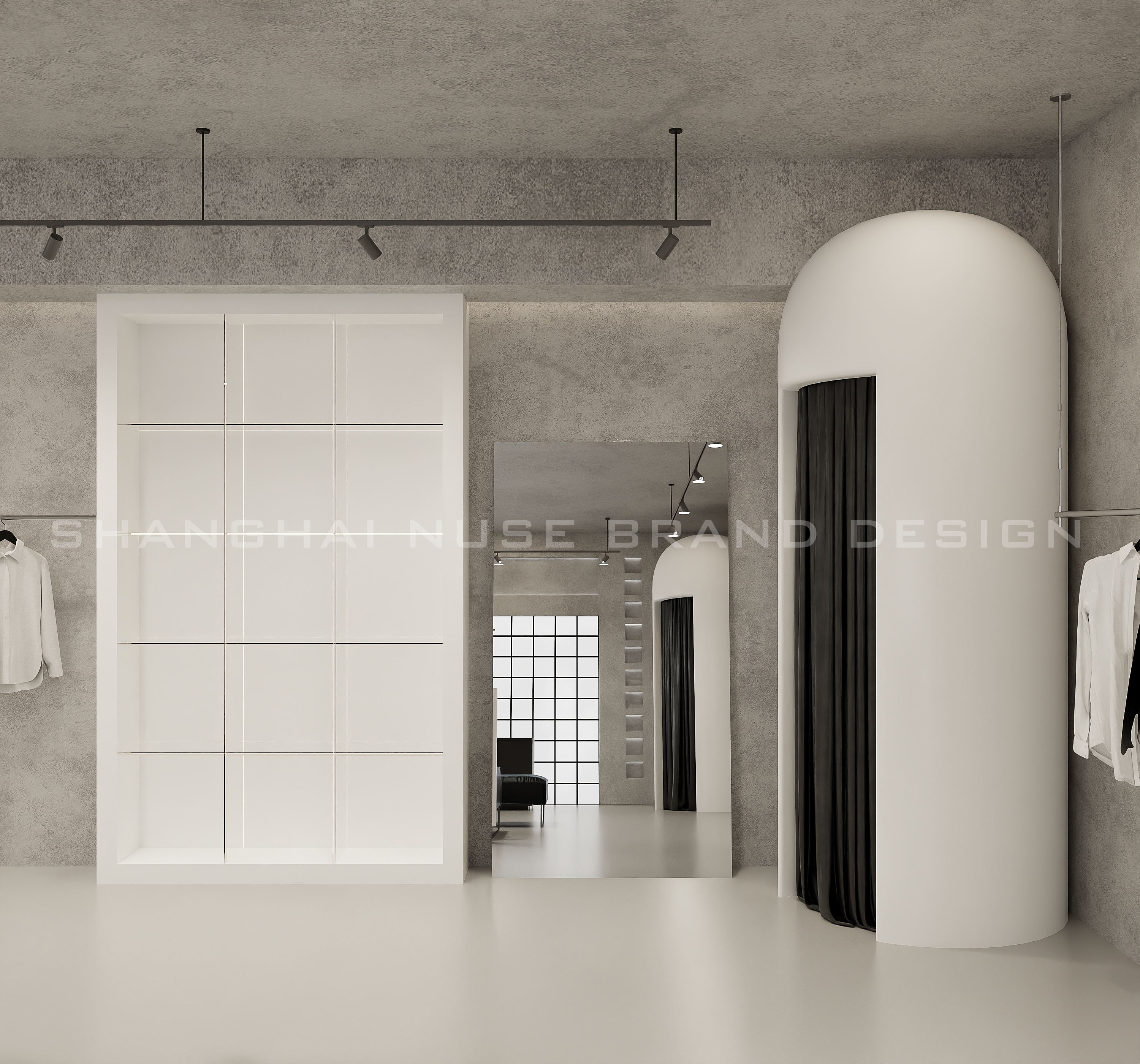 “素阔”男装店工业极简设计丨木村空间设计有限公司-27