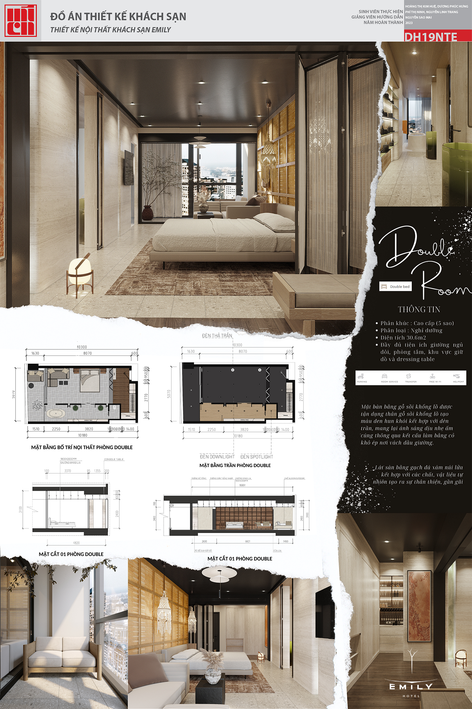 Emily 酒店套房及双人房设计丨越南-31