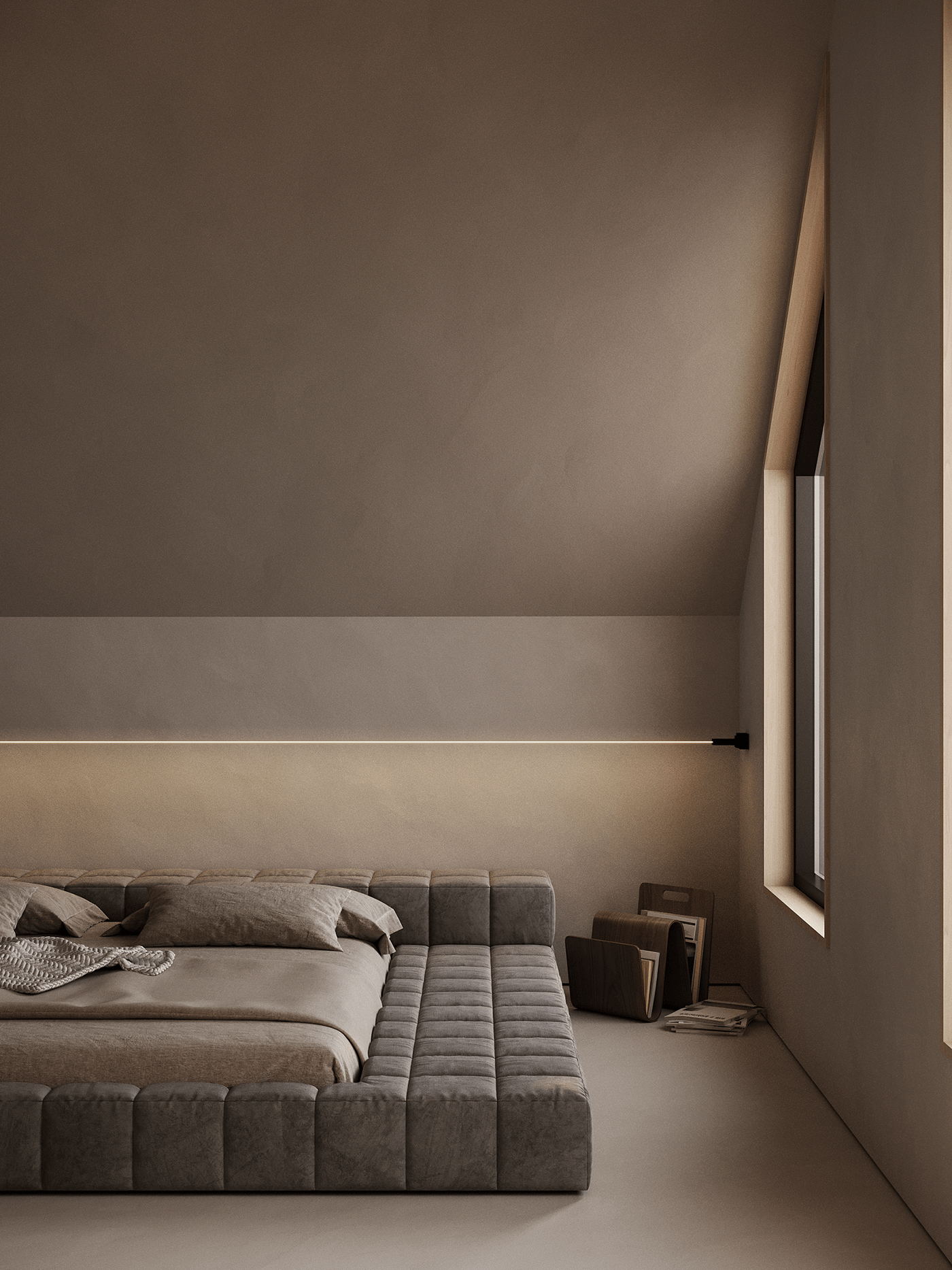 中性色系公寓设计 这也太高级了吧-19