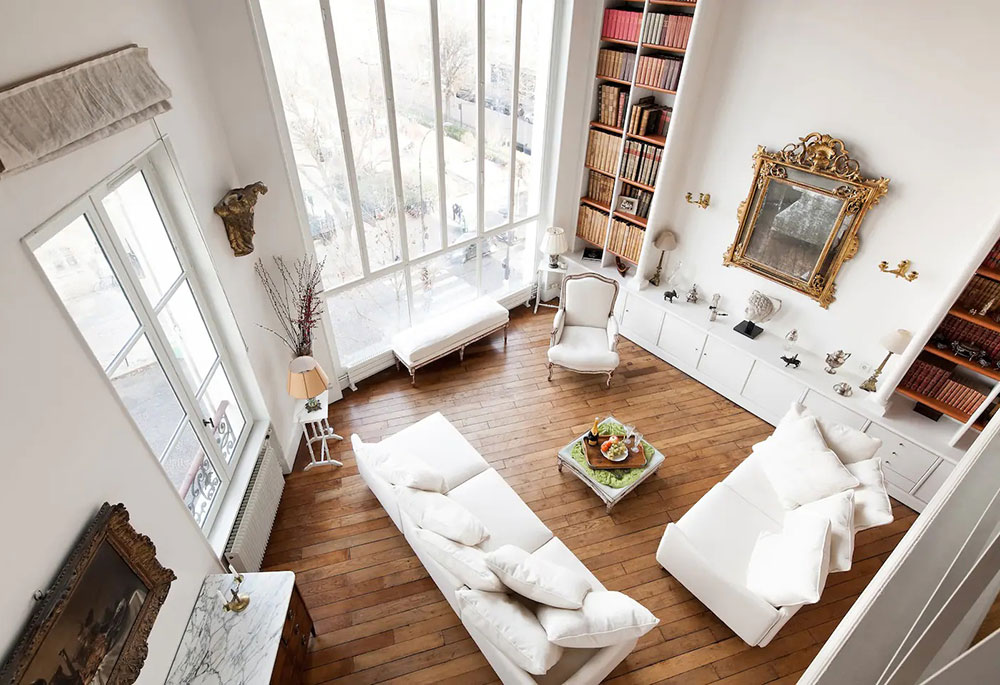 迷人的白色阁楼可俯瞰巴黎的圣心大教堂-10