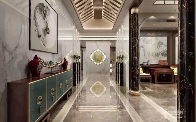 常州1200㎡独栋别墅新中式风格设计 | 融入自然,简约而不失典雅-9