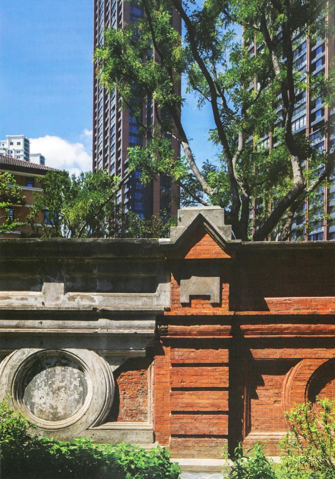 上海总商会清水砖围墙修复丨中国上海-20