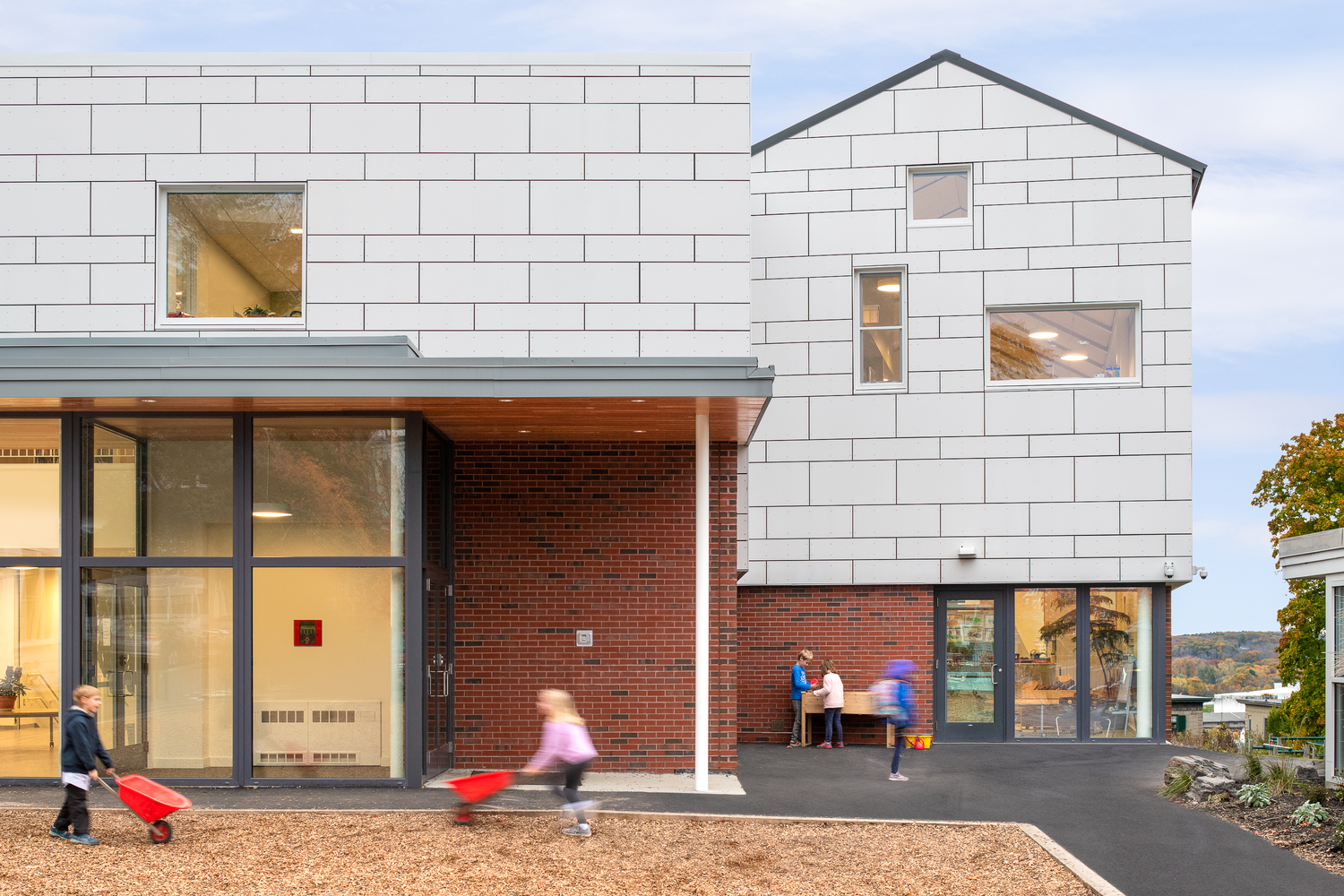 美国韦恩弗利特中学丨美国波特兰丨Simons Architects-13