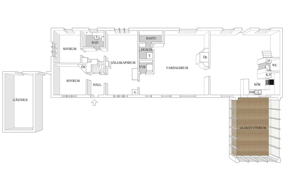 瑞典乡村现代农场家庭住宅设计-21