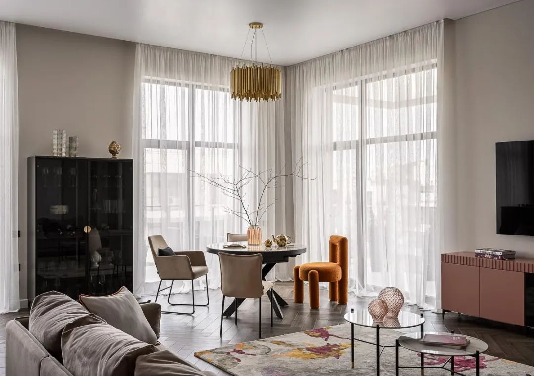 二胎家庭的 150㎡公寓丨Anastasia Panafidina-0