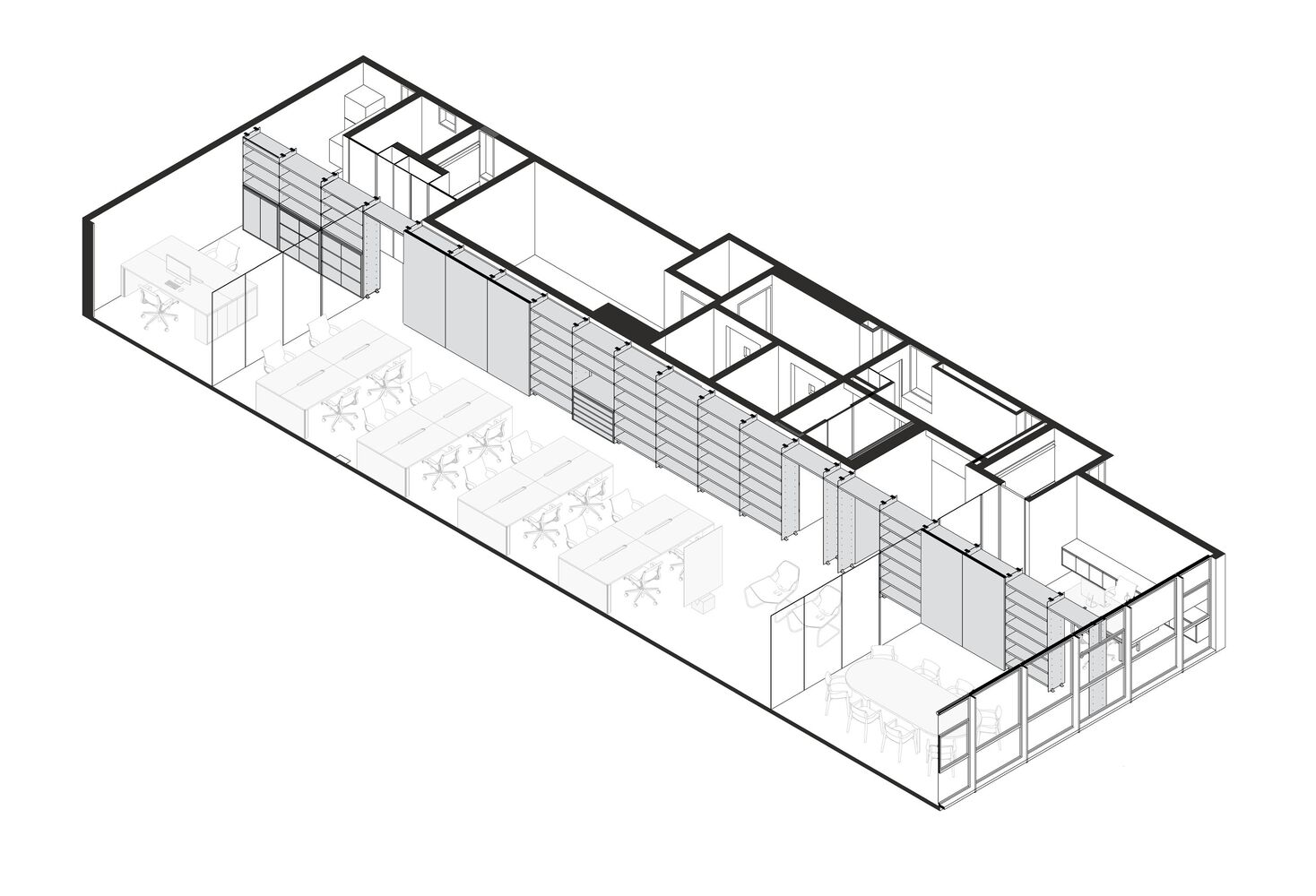 巴西圣保罗 GB65 办公室&图书馆丨Metro Arquitetos Associados-38