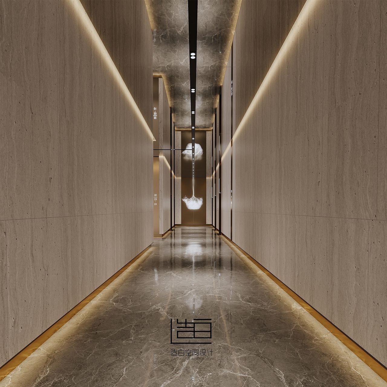 金该表现 | 招商办公设计表现 -32